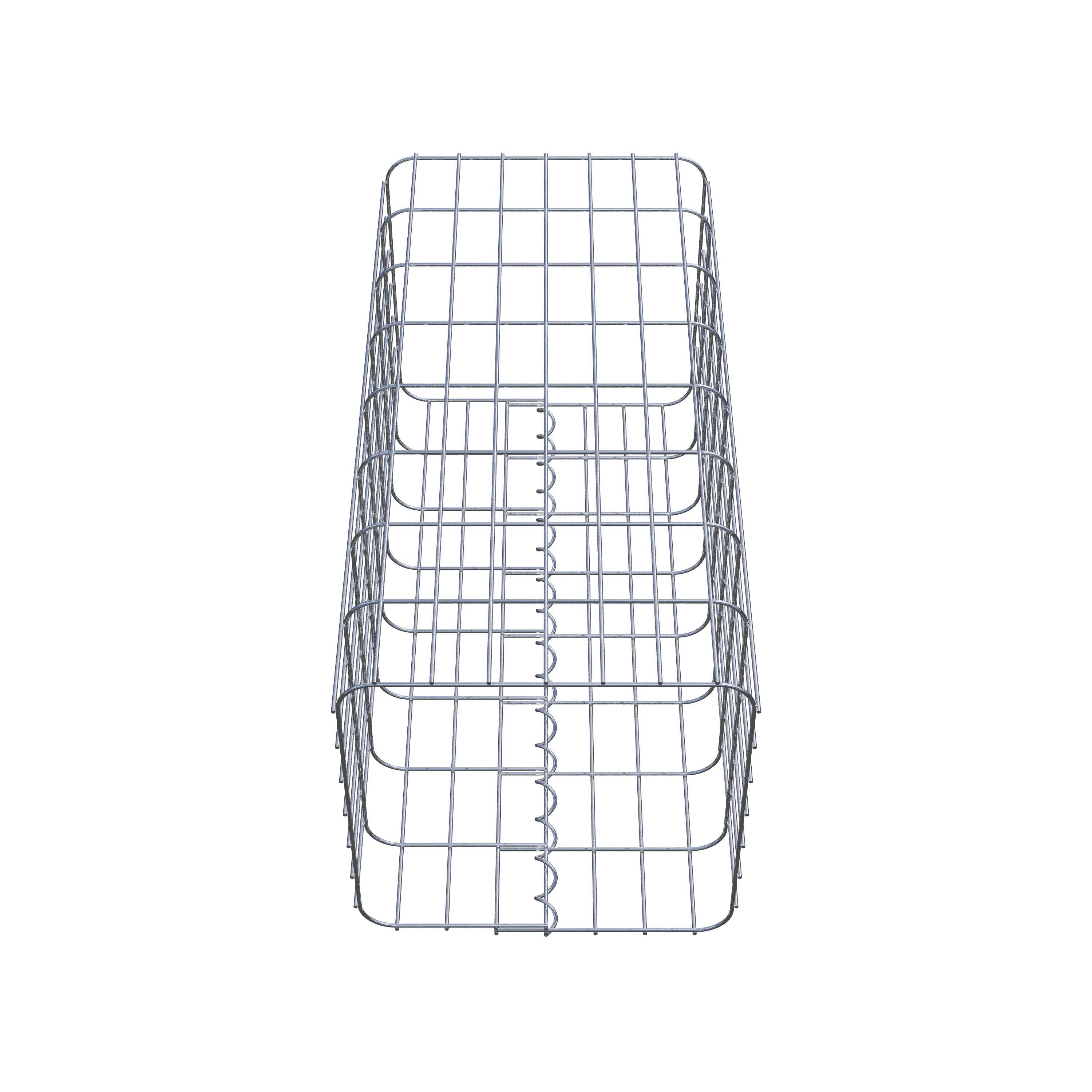 Gabionpelare 37 x 37 cm, MW 5 x 10 cm kvadrat