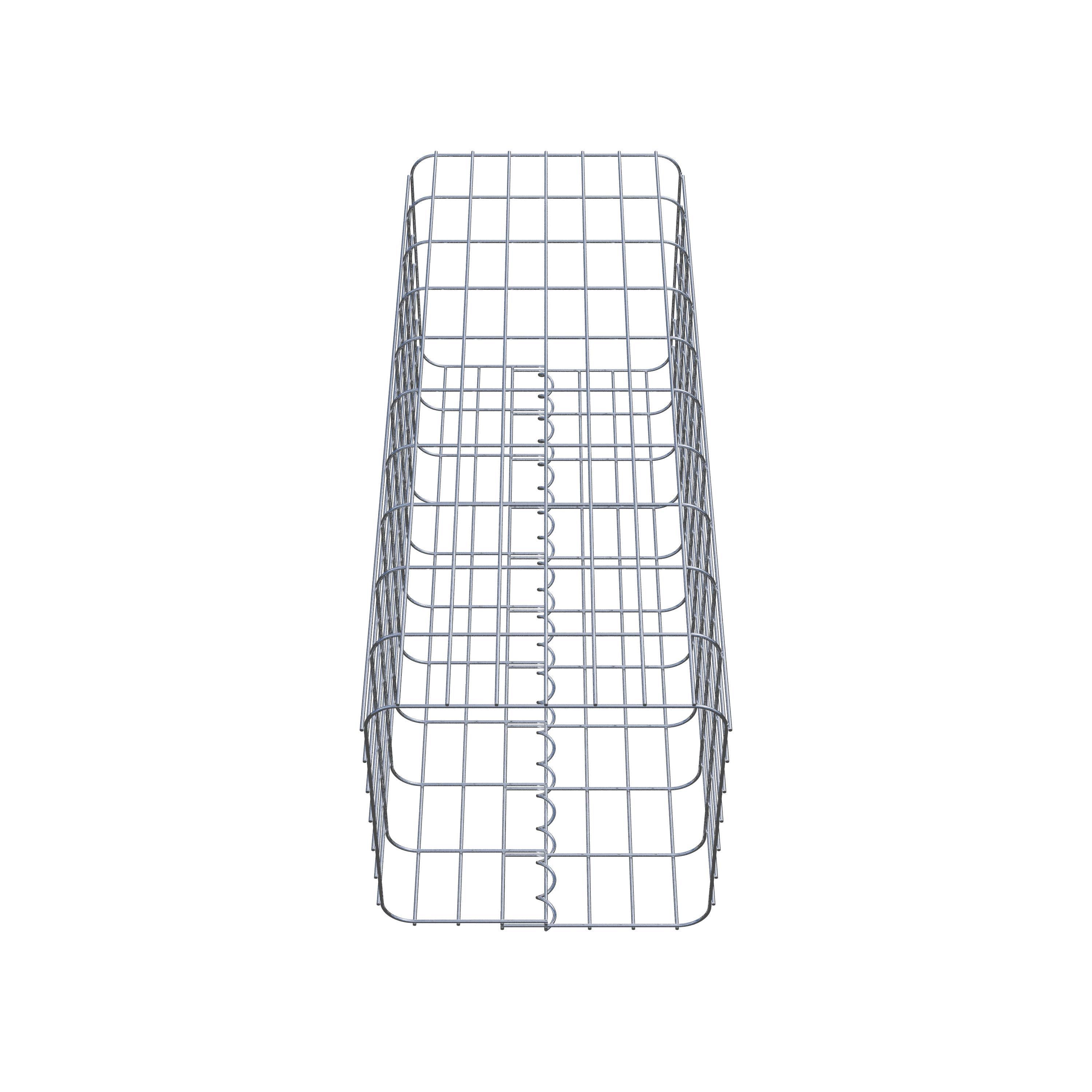Gabionpelare 37 x 37 cm, MW 5 x 10 cm kvadrat