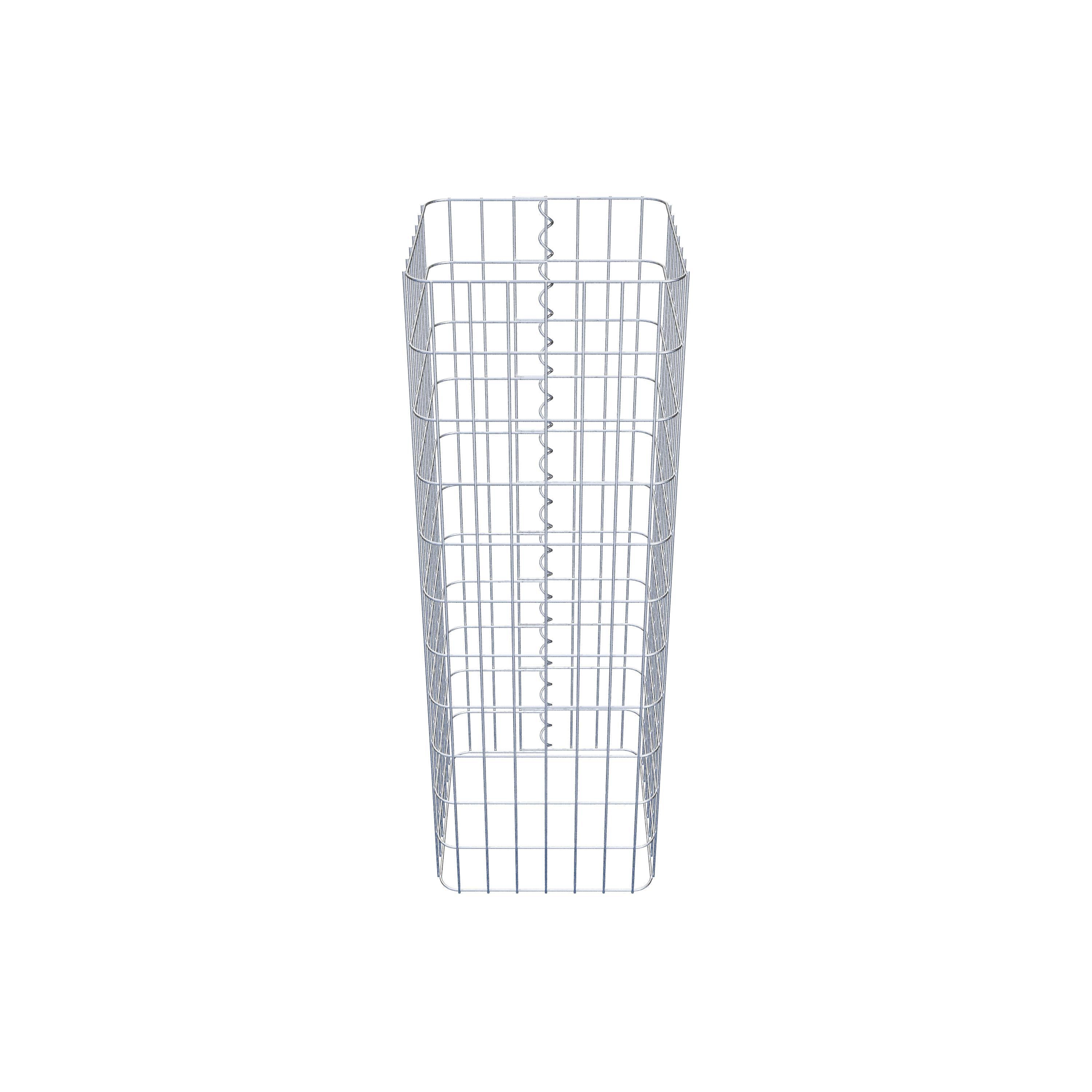 Gabionpelare 37 x 37 cm, MW 5 x 10 cm kvadrat