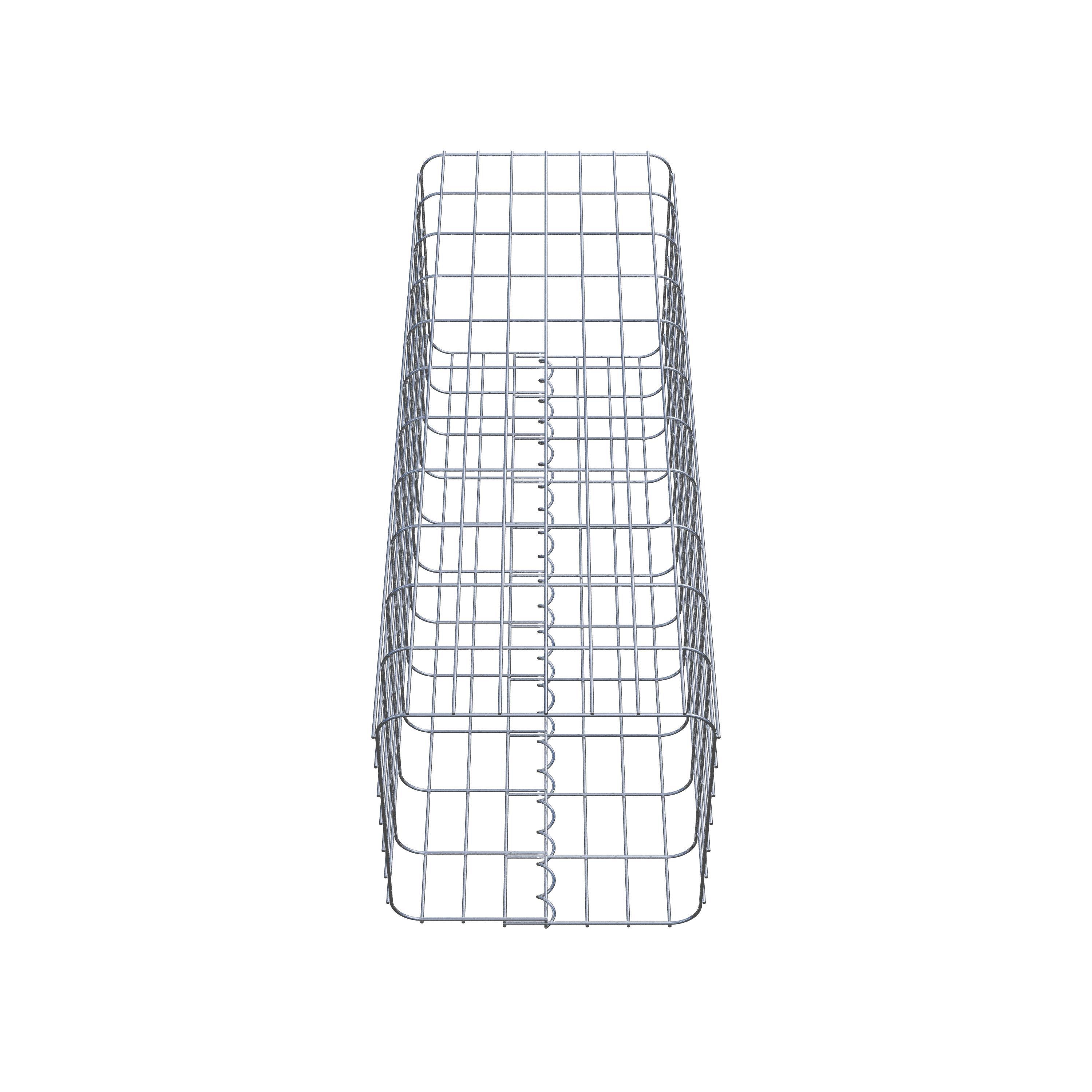 Gabionpelare 37 x 37 cm, MW 5 x 10 cm kvadrat