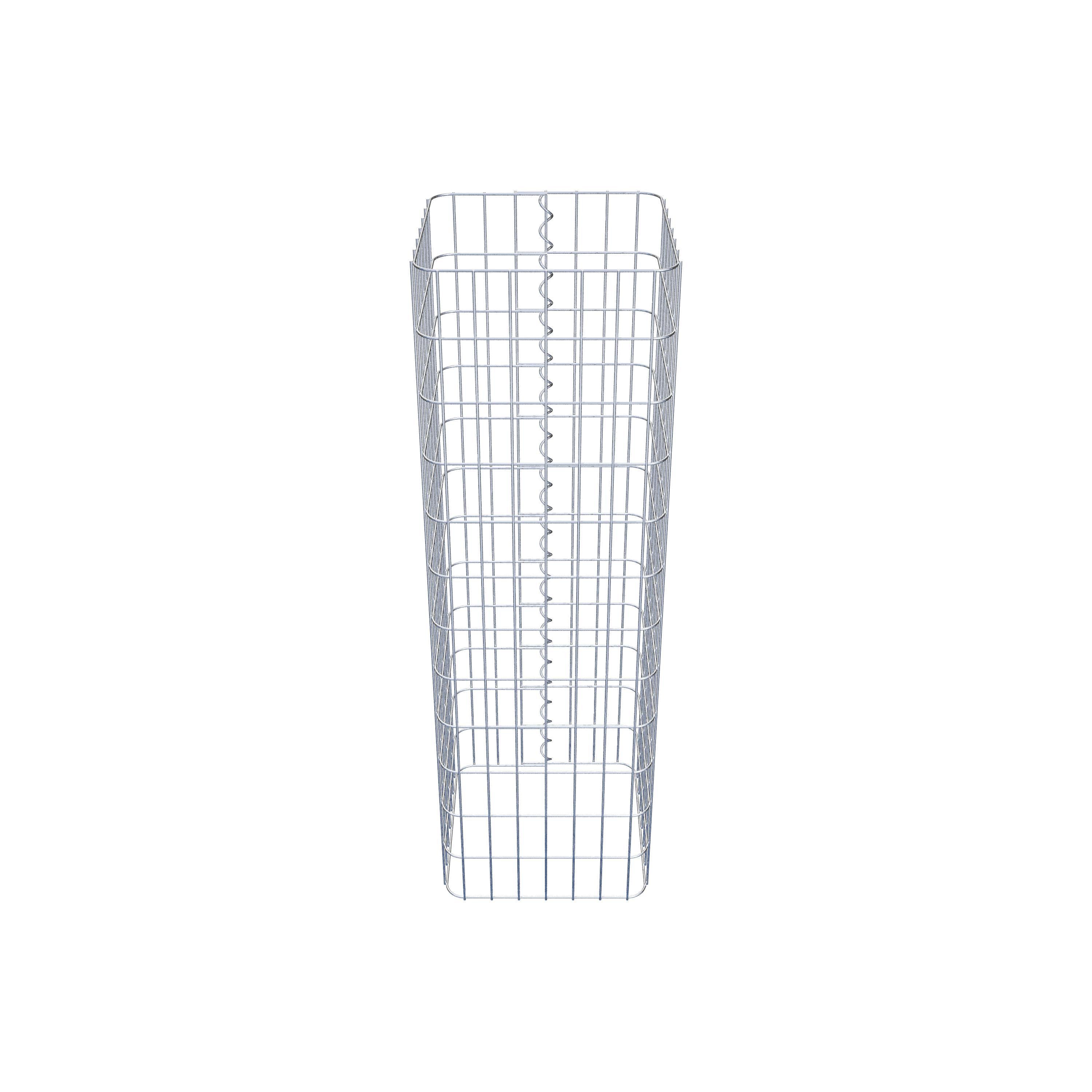 Gabionpelare 37 x 37 cm, MW 5 x 10 cm kvadrat