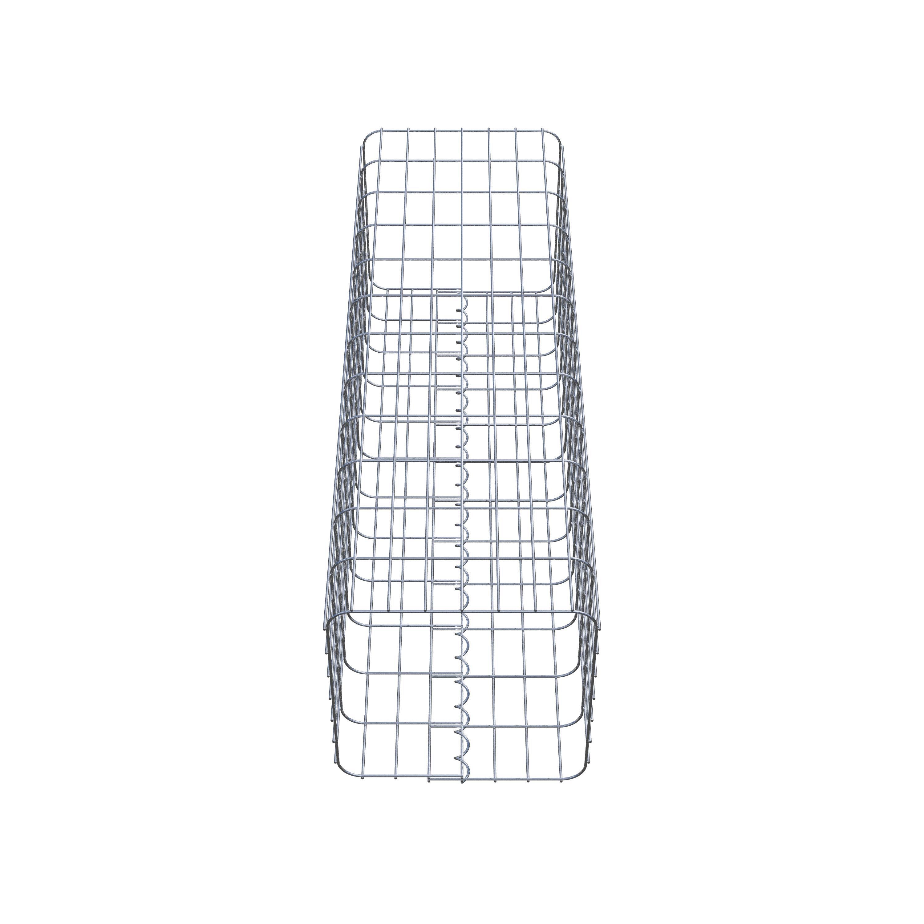 Gabionpelare 37 x 37 cm, MW 5 x 10 cm kvadrat