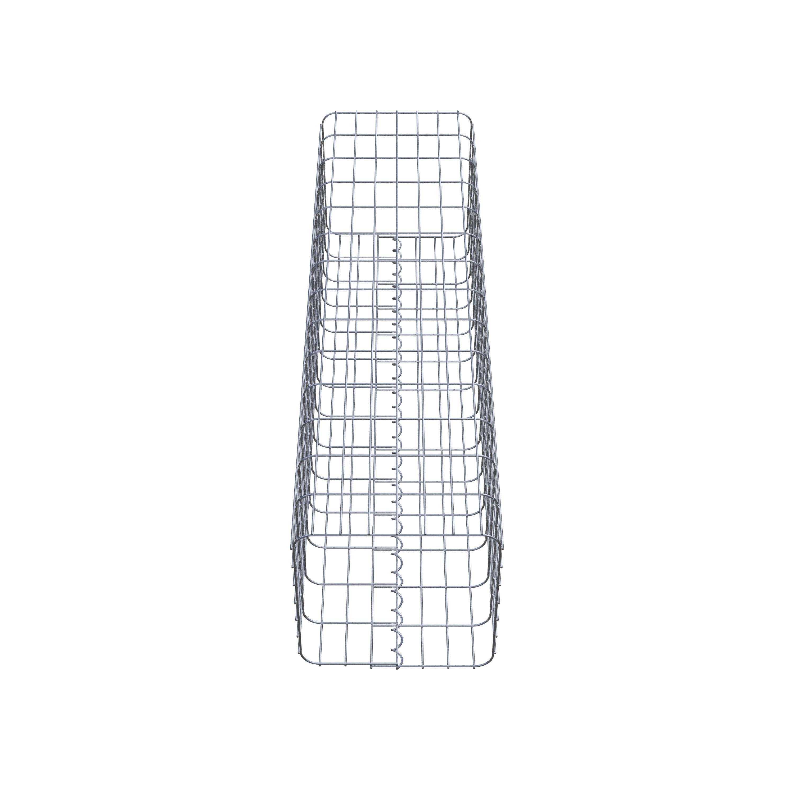 Gabionpelare 37 x 37 cm, MW 5 x 10 cm kvadrat
