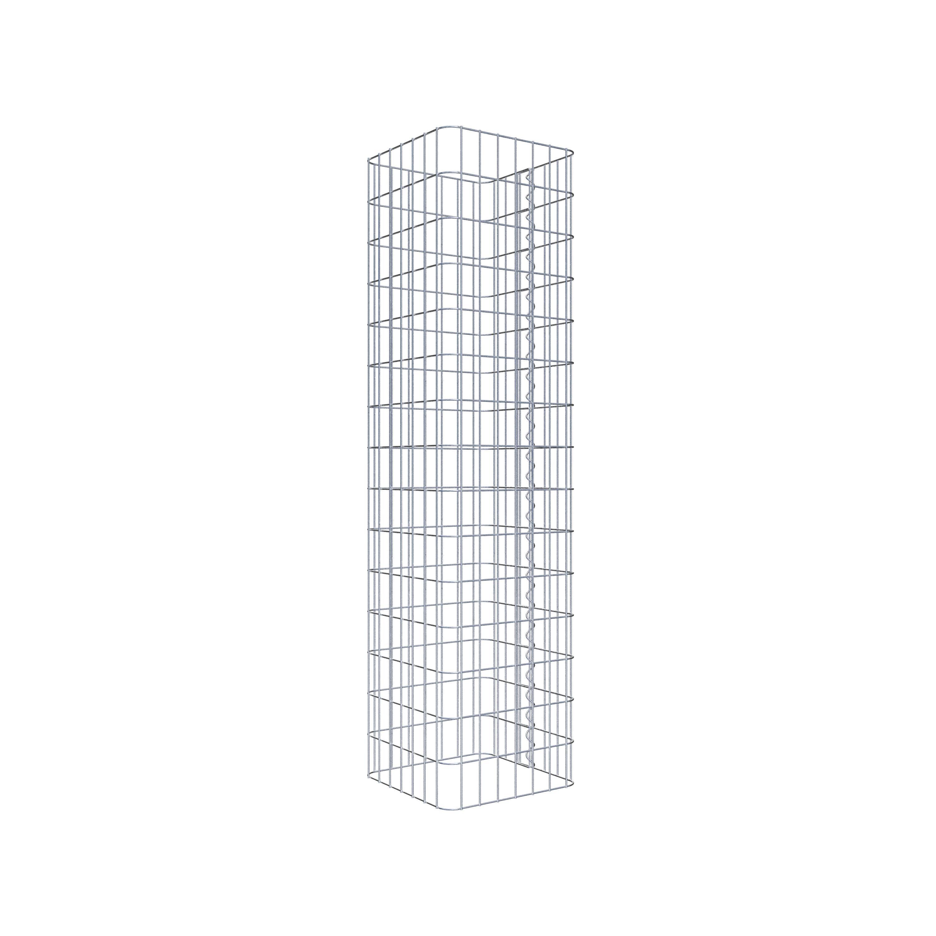 Gabionpelare 37 x 37 cm, MW 5 x 10 cm kvadrat