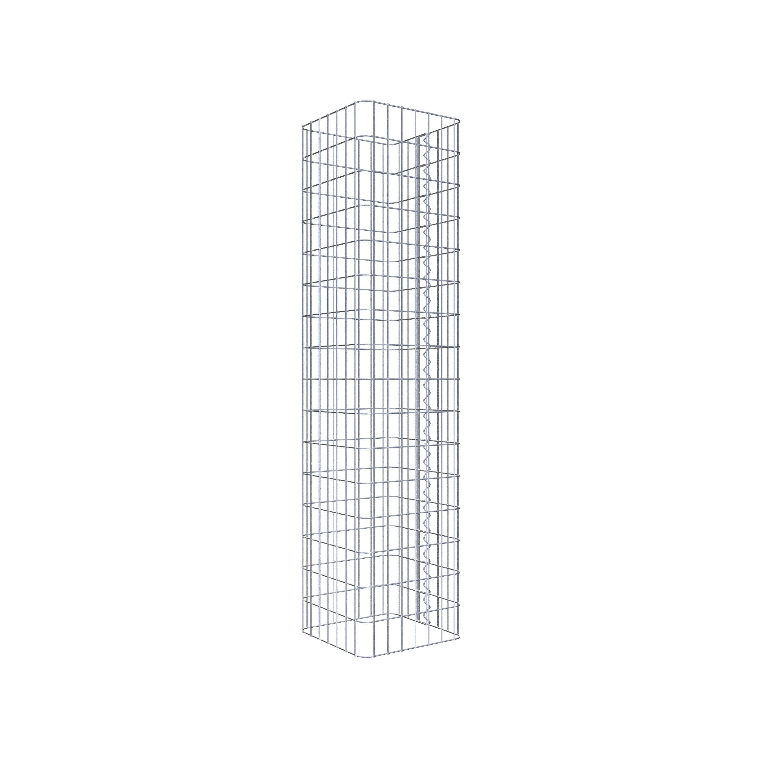 Gabionpelare 37 x 37 cm, MW 5 x 10 cm kvadrat