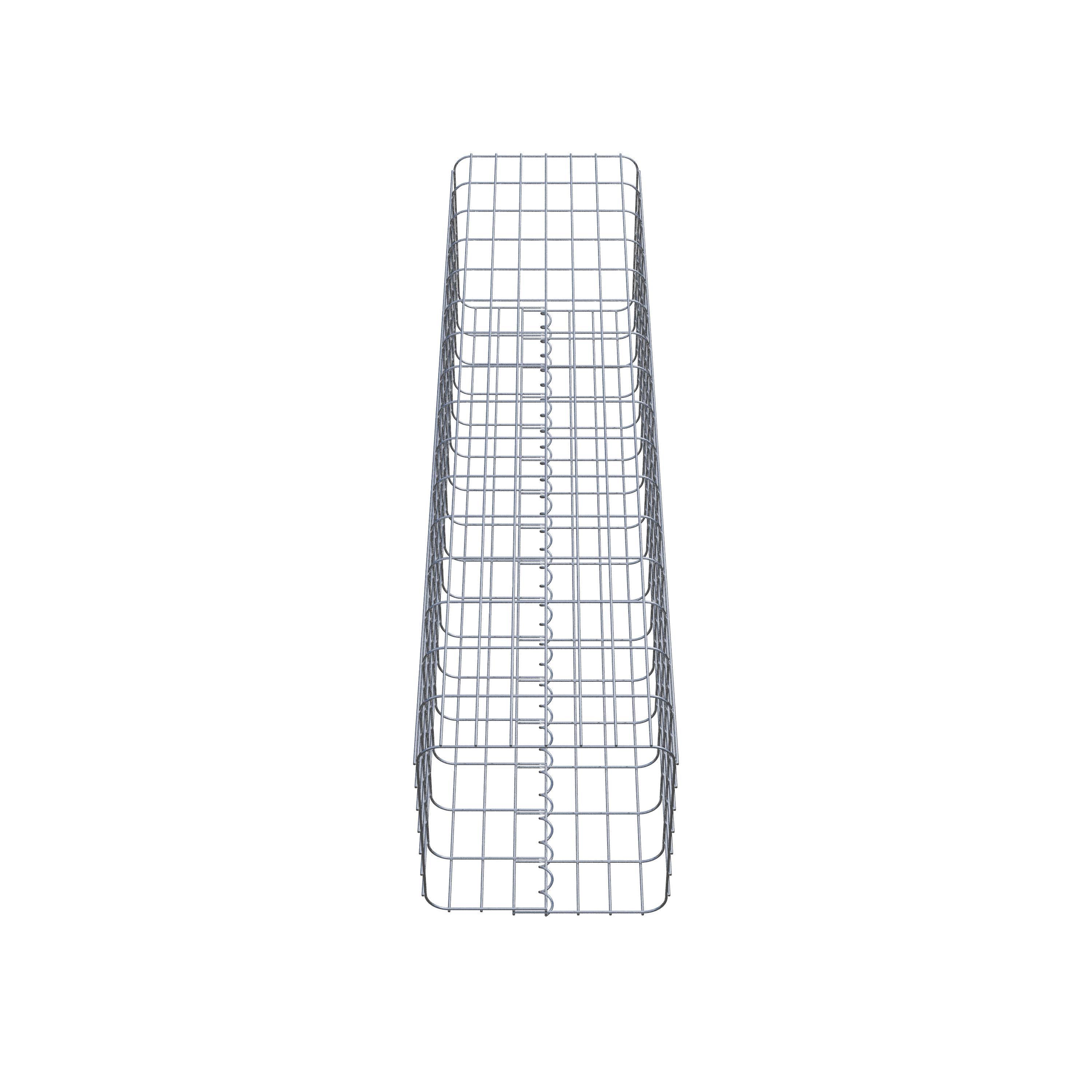 Gabionpelare 37 x 37 cm, MW 5 x 10 cm kvadrat