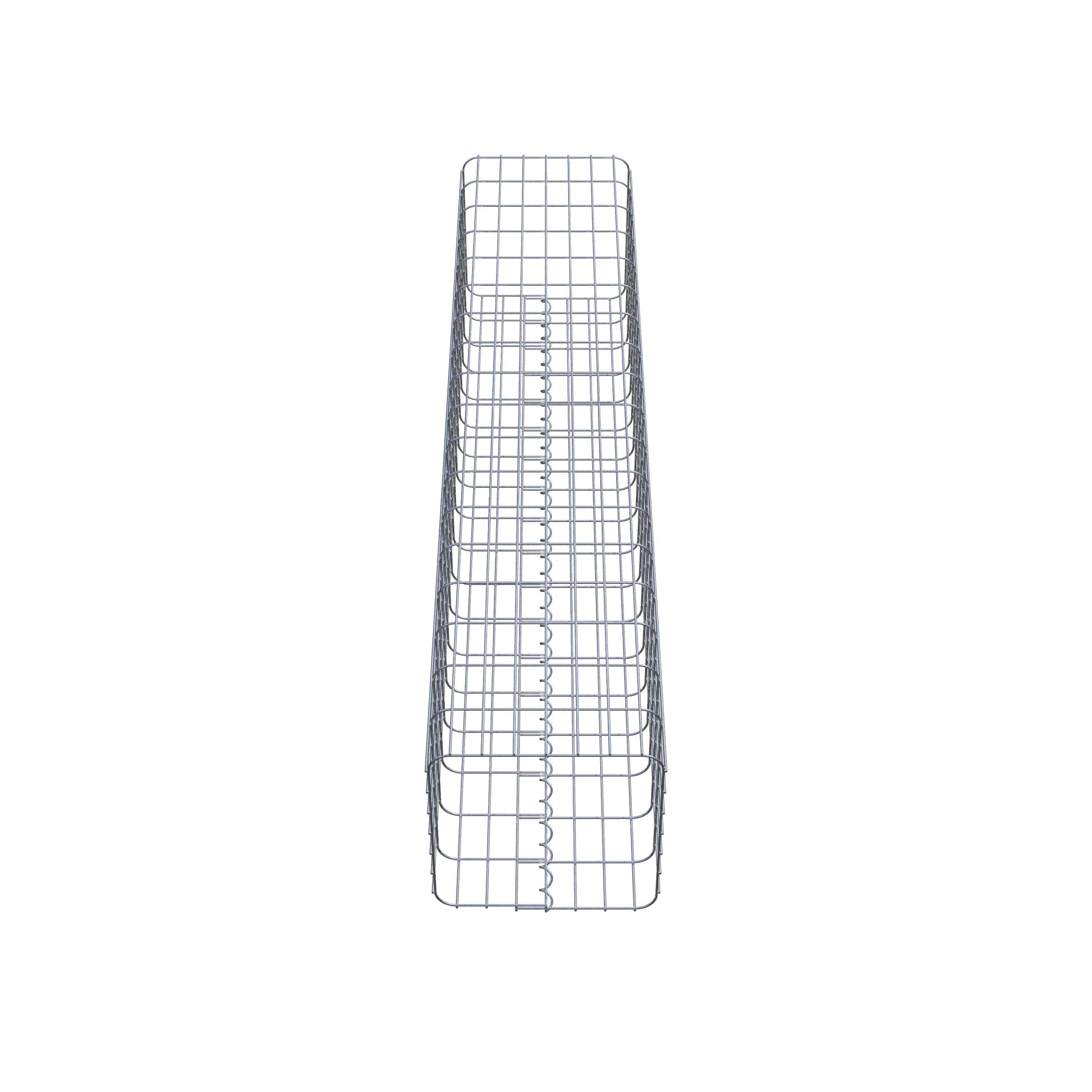 Gabionpelare 37 x 37 cm, MW 5 x 10 cm kvadrat