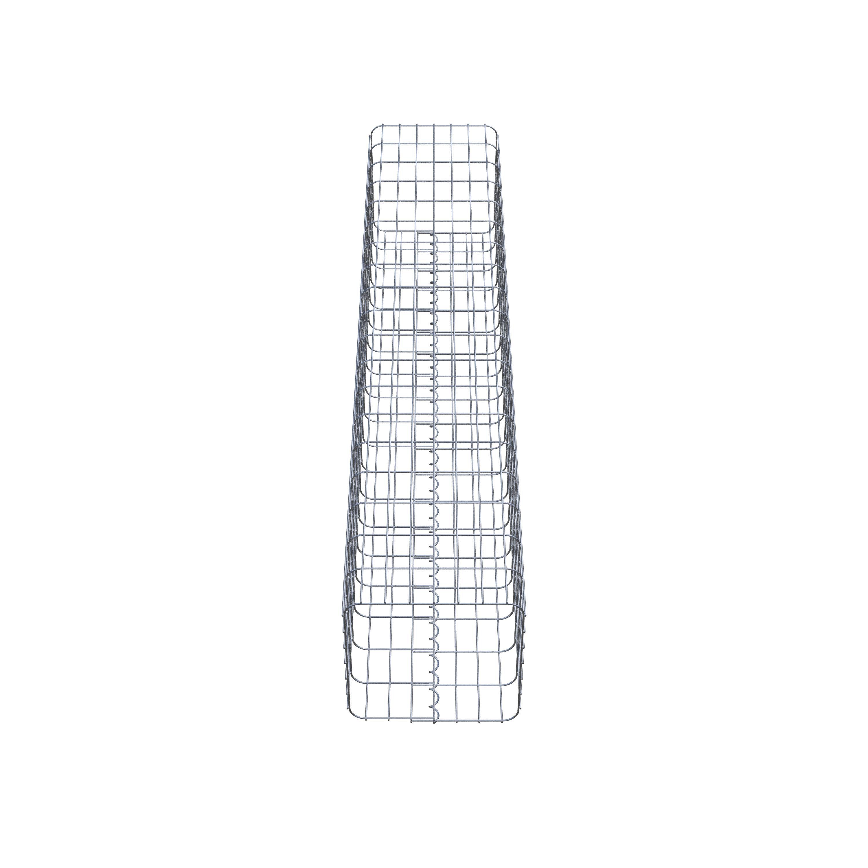 Gabionpelare 37 x 37 cm, MW 5 x 10 cm kvadrat