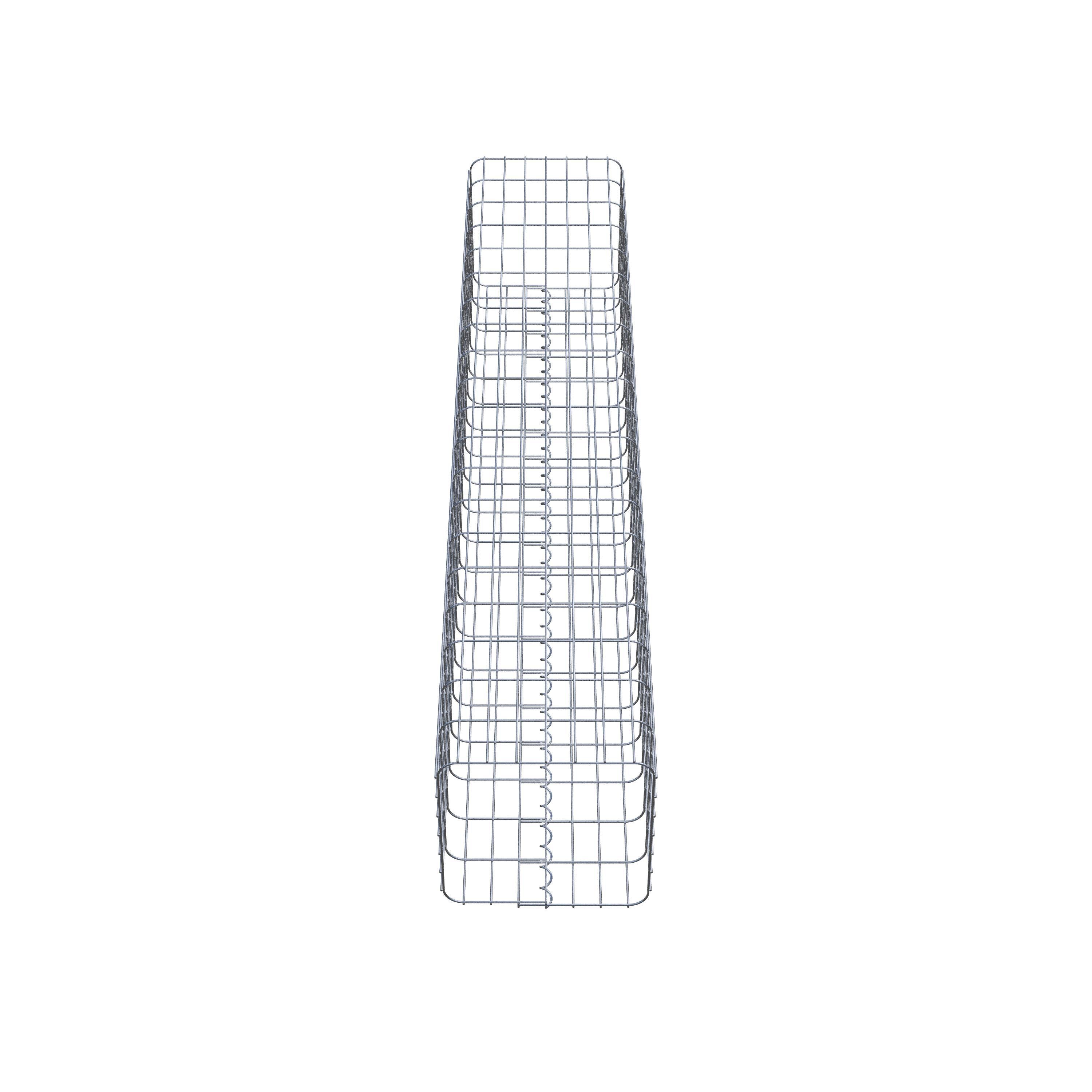 Gabionpelare 37 x 37 cm, MW 5 x 10 cm kvadrat