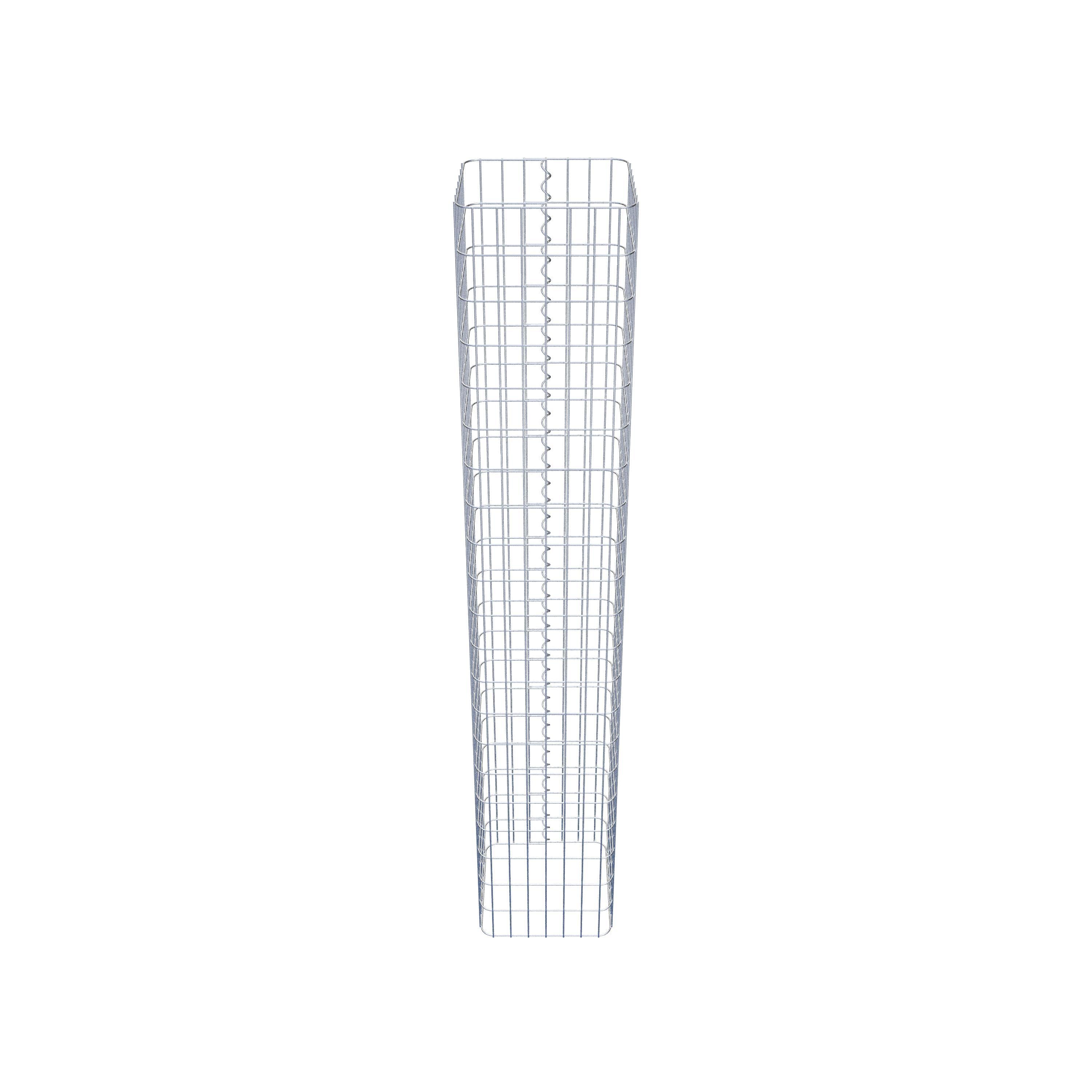 Gabionpelare 37 x 37 cm, MW 5 x 10 cm kvadrat