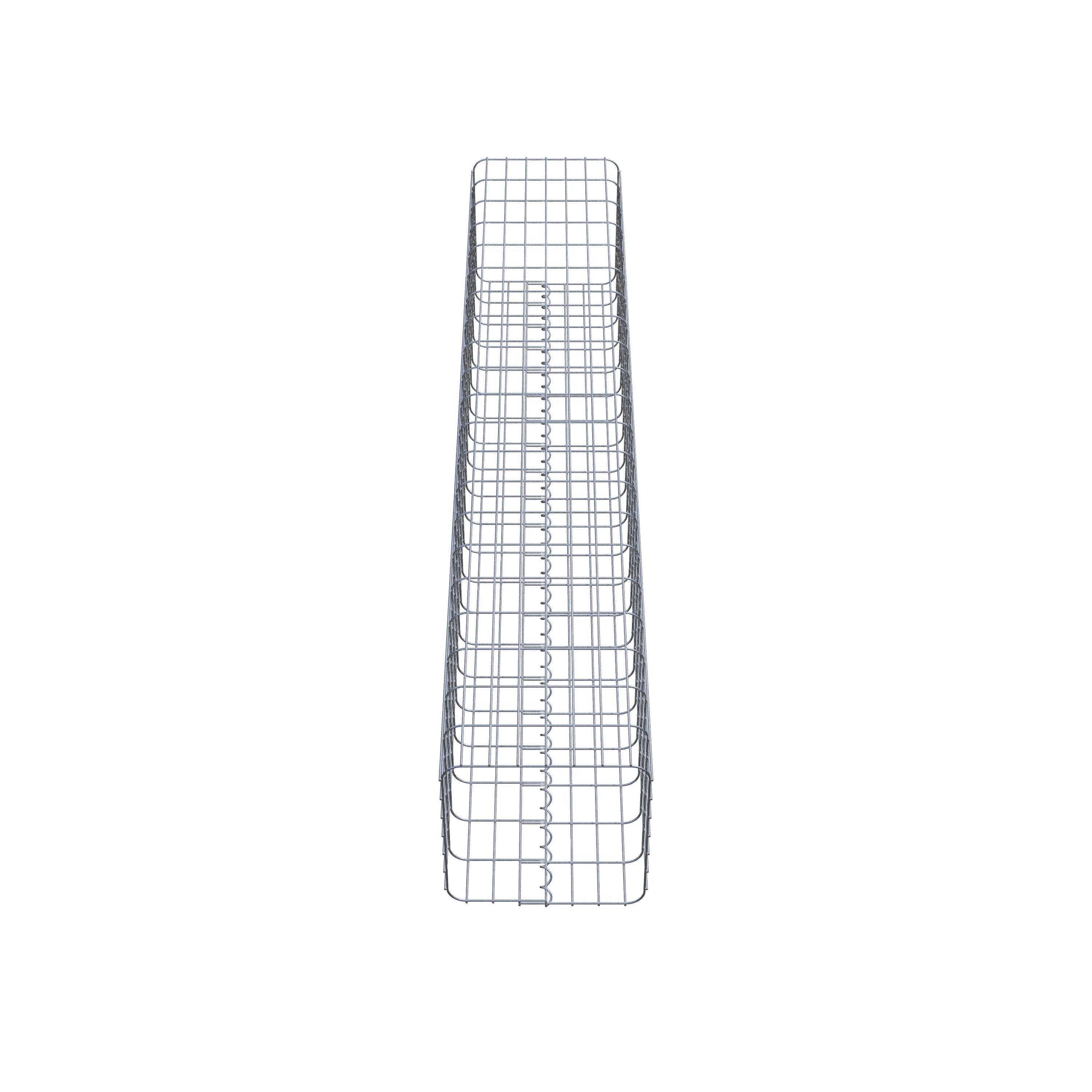 Gabionpelare 37 x 37 cm, MW 5 x 10 cm kvadrat