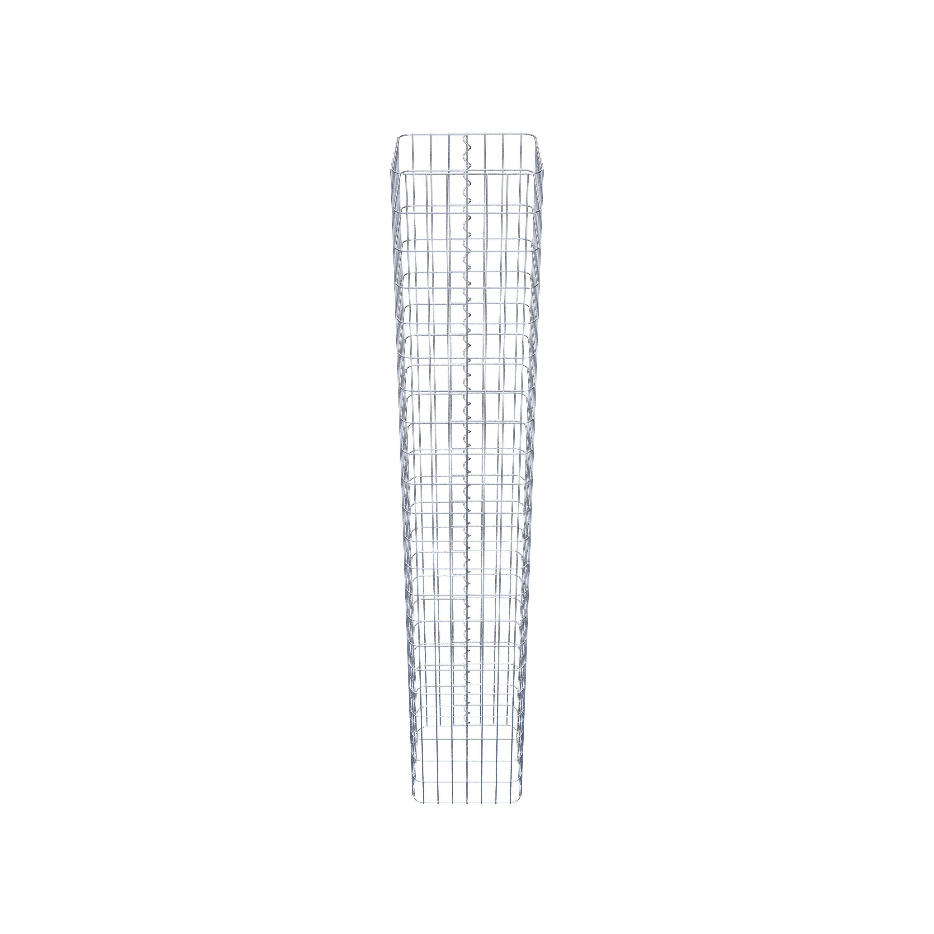 Gabionpelare 37 x 37 cm, MW 5 x 10 cm kvadrat