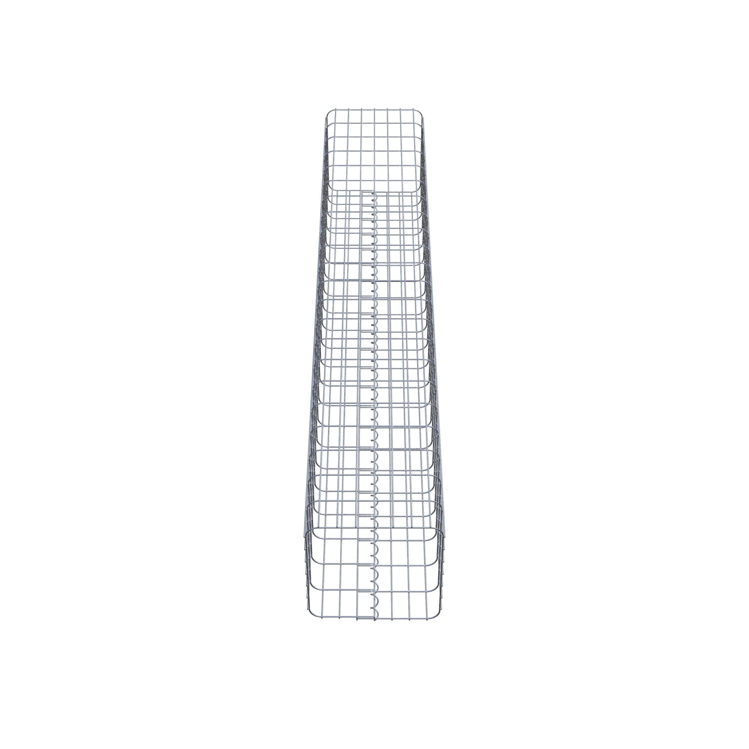 Gabionpelare 37 x 37 cm, MW 5 x 10 cm kvadrat