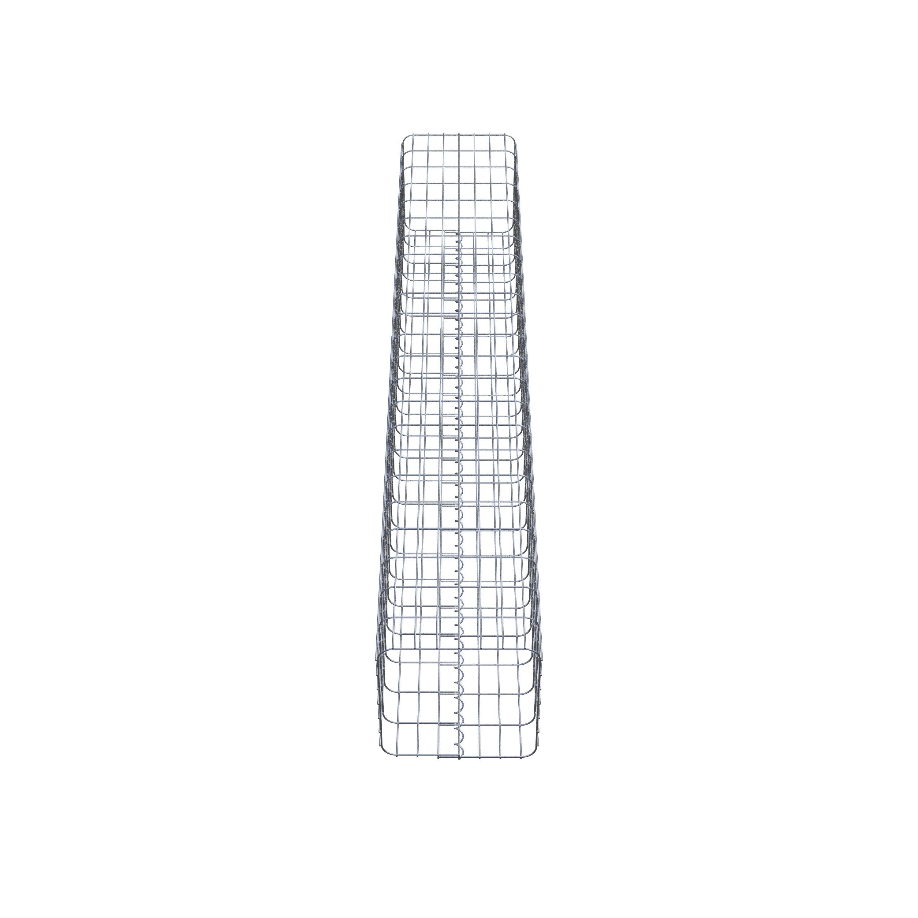 Gabionpelare 37 x 37 cm, MW 5 x 10 cm kvadrat