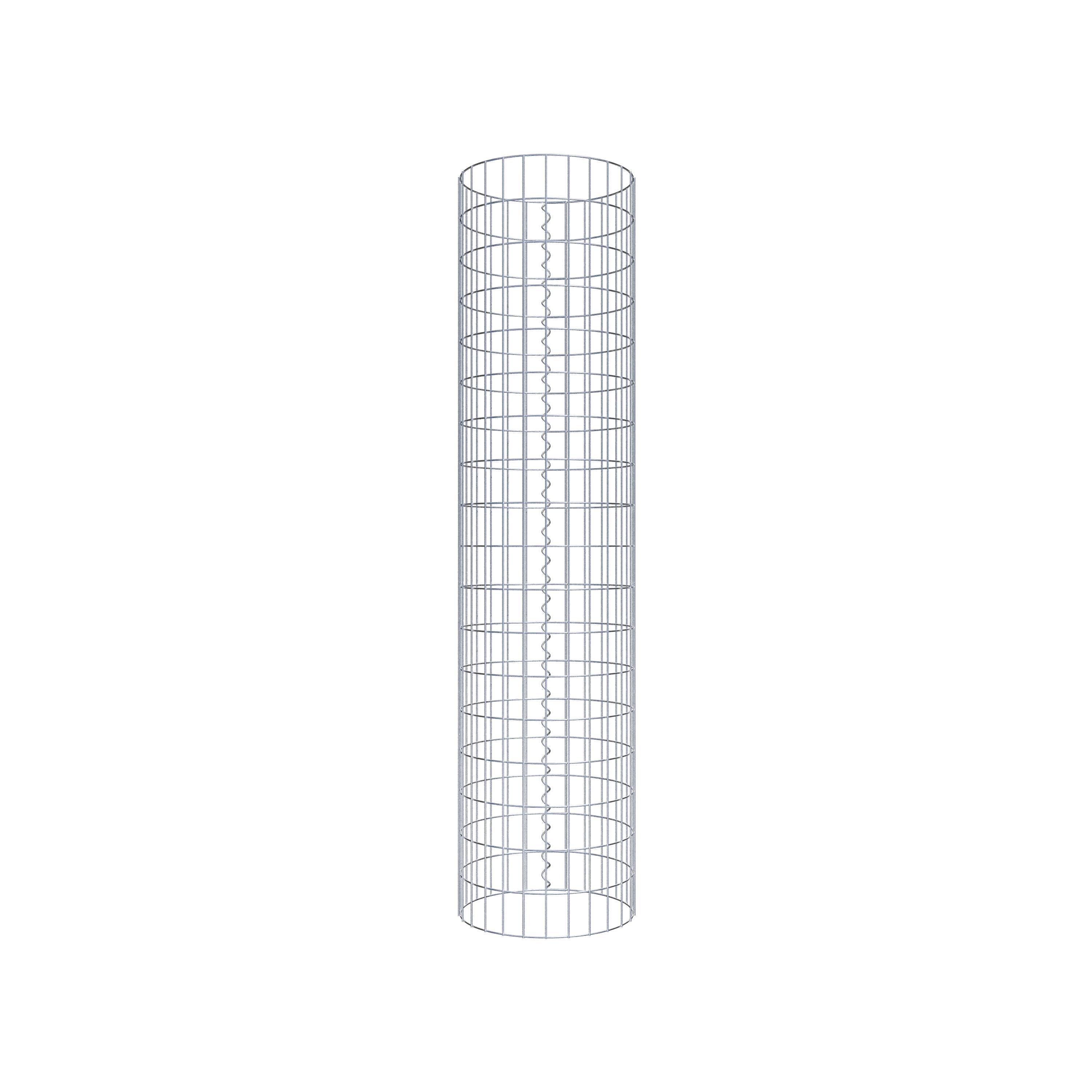 Gabionpelare diameter 42 cm, MW 5 x 10 cm rund