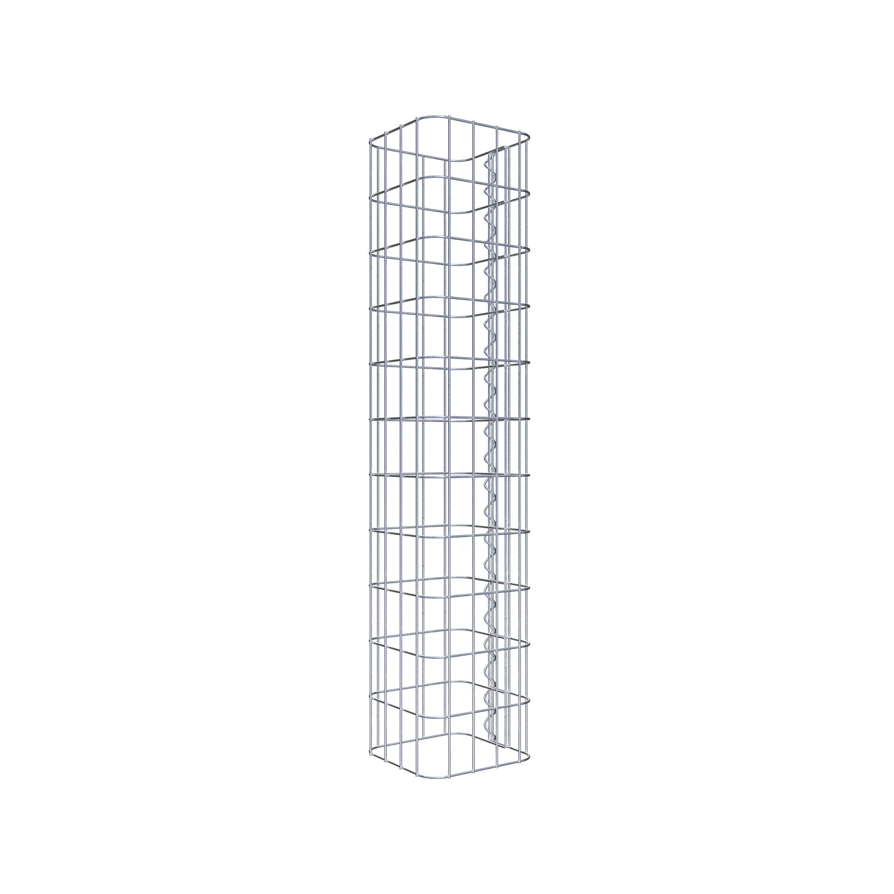 Gabionpelare 22 x 22 cm, MW 5 x 10 cm kvadrat