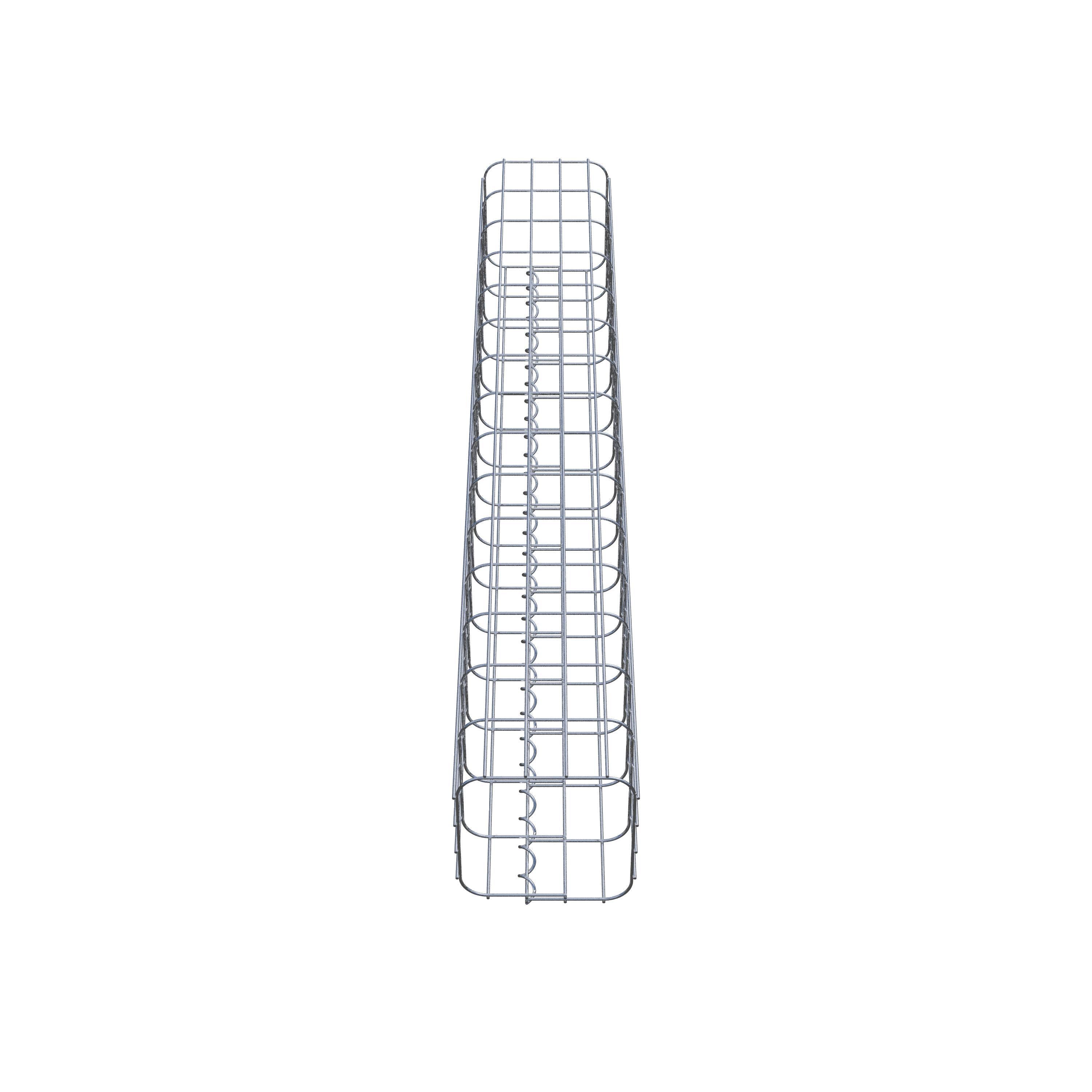 Gabionpelare 22 x 22 cm, MW 5 x 10 cm kvadrat
