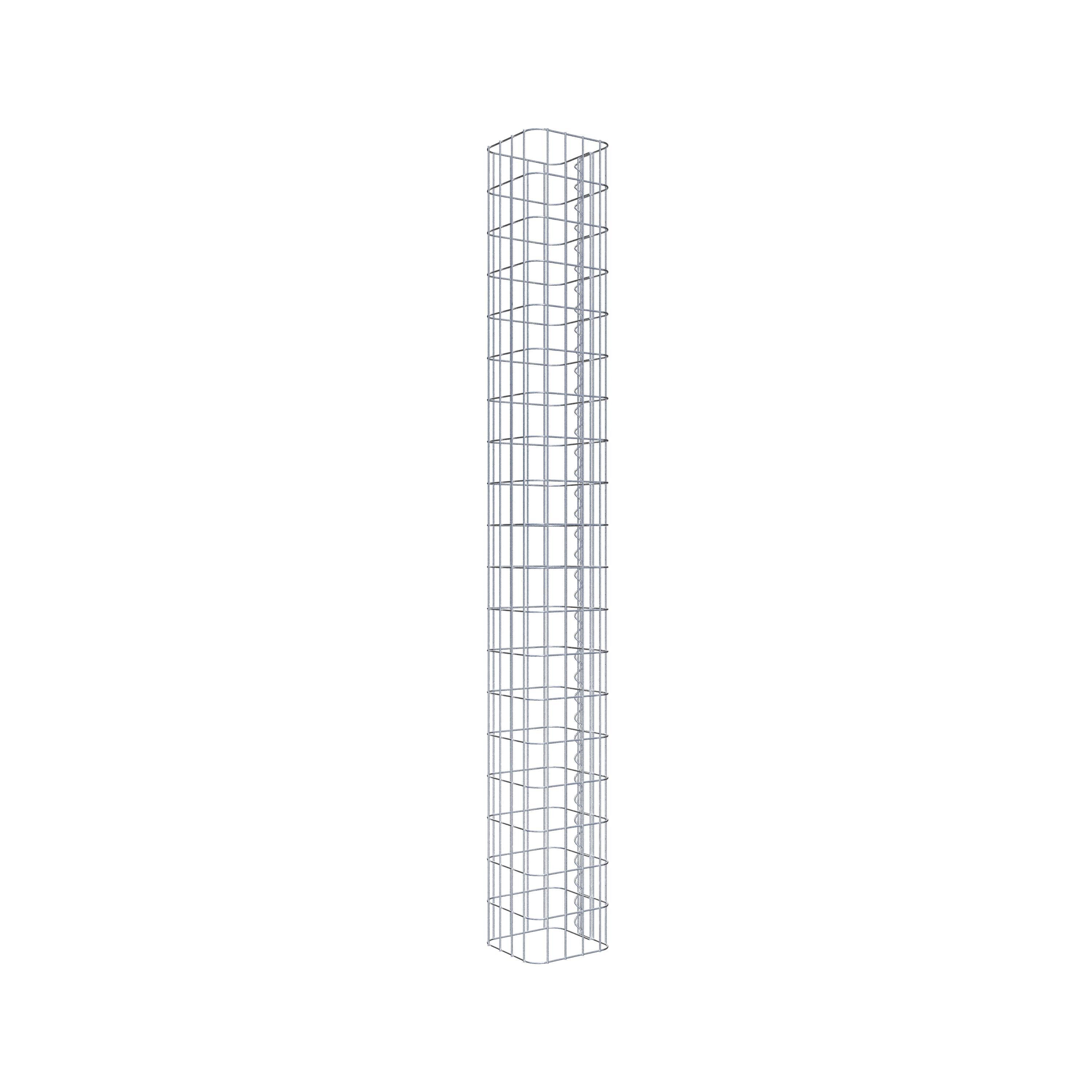 Gabionpelare 22 x 22 cm, MW 5 x 10 cm kvadrat