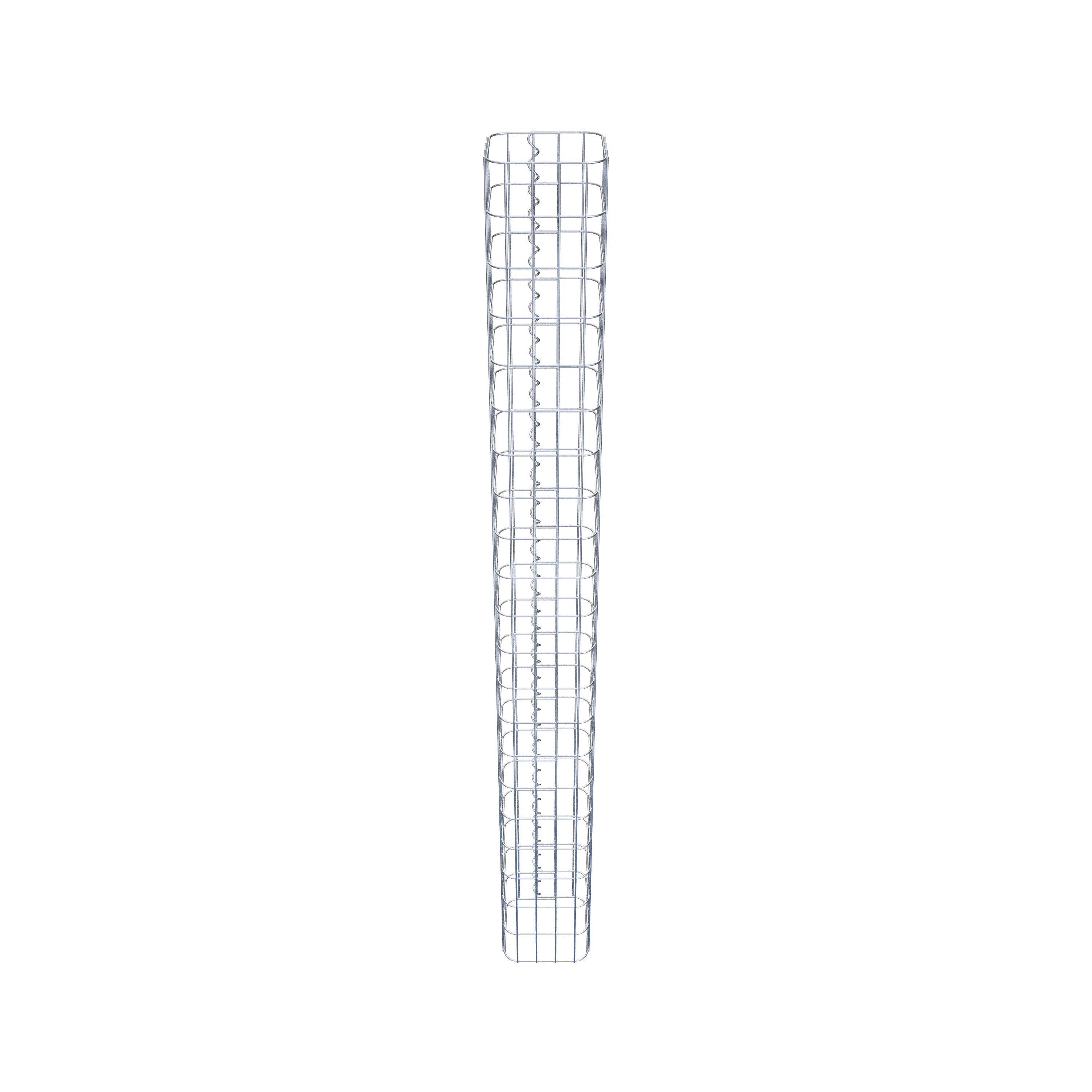 Gabionpelare 22 x 22 cm, MW 5 x 10 cm kvadrat