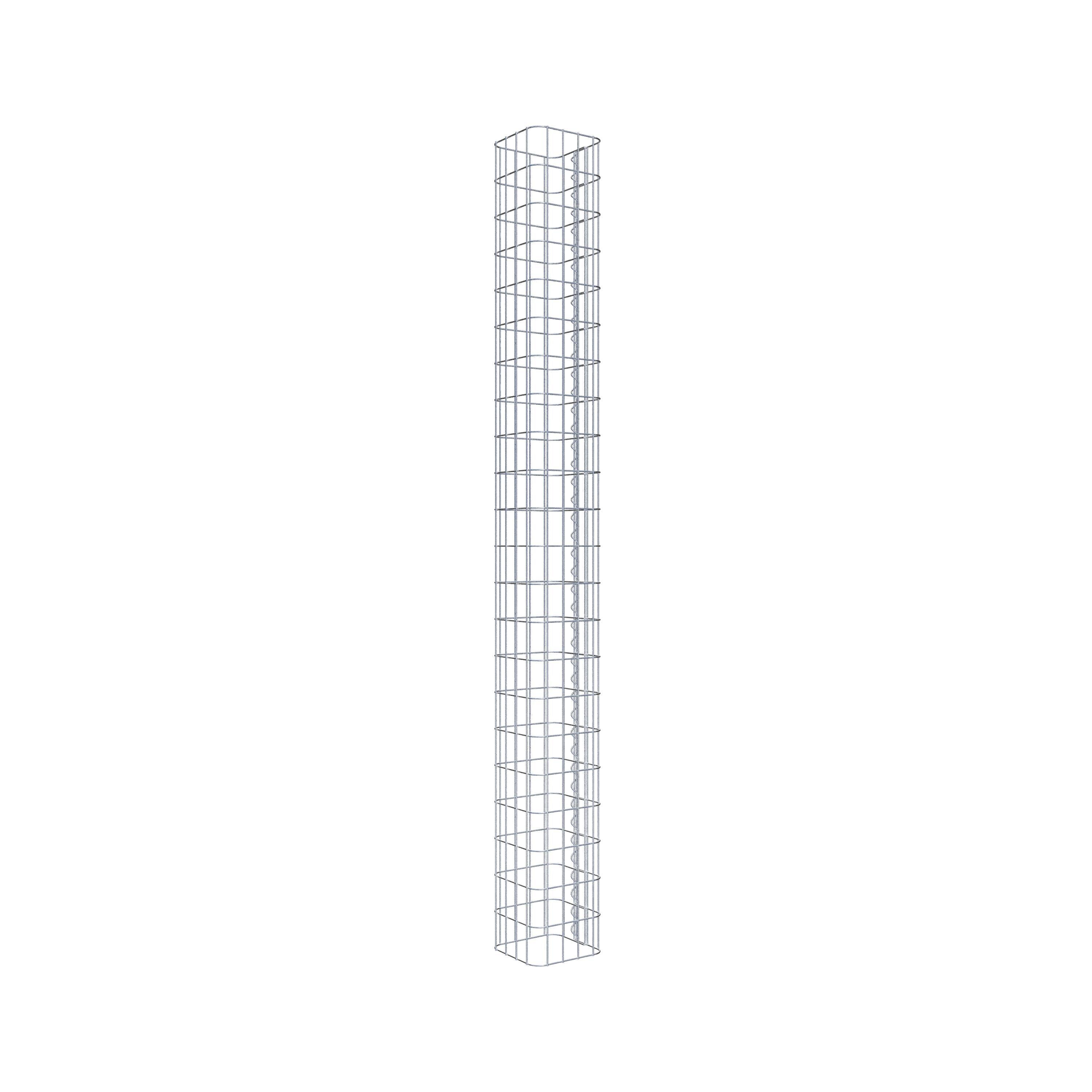 Gabionpelare 22 x 22 cm, MW 5 x 10 cm kvadrat