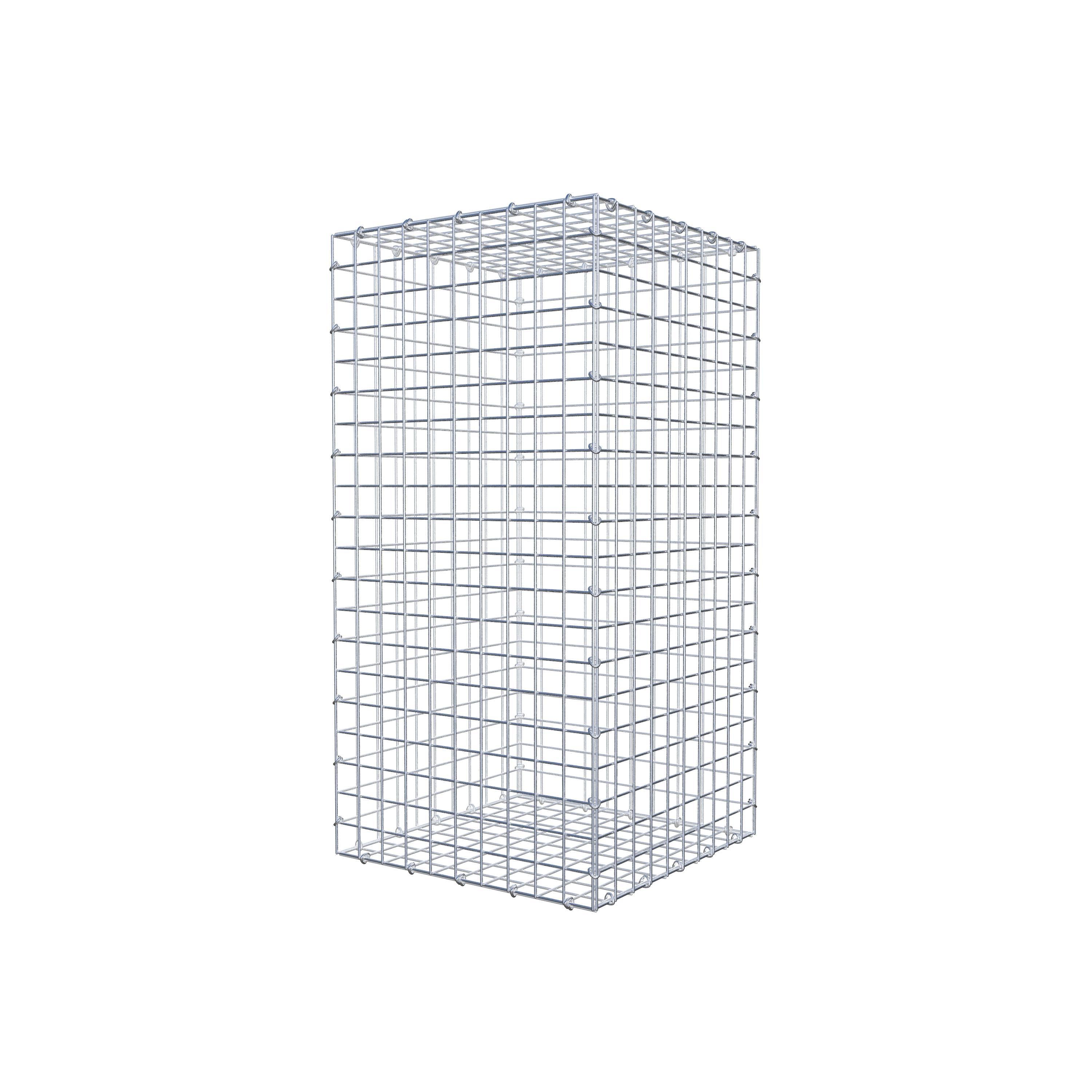 Gabion 100 cm x 50 cm x 50 cm (L x H x D), maskestørrelse 5 cm x 5 cm, C-ring