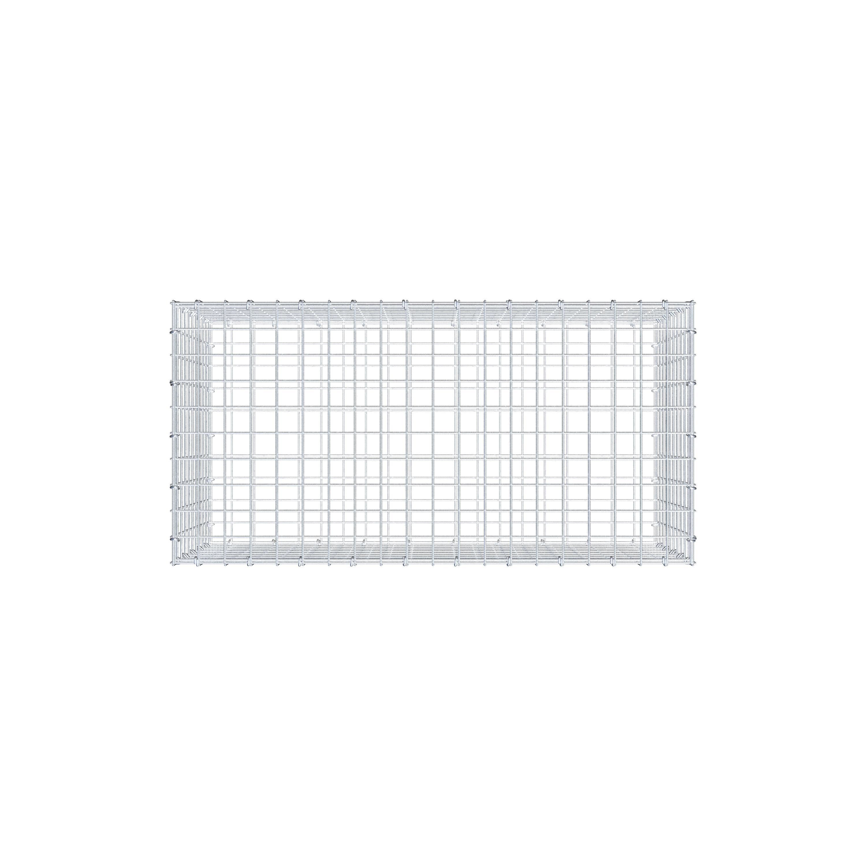 Gabion 100 cm x 50 cm x 50 cm (L x H x D), maskestørrelse 5 cm x 5 cm, C-ring