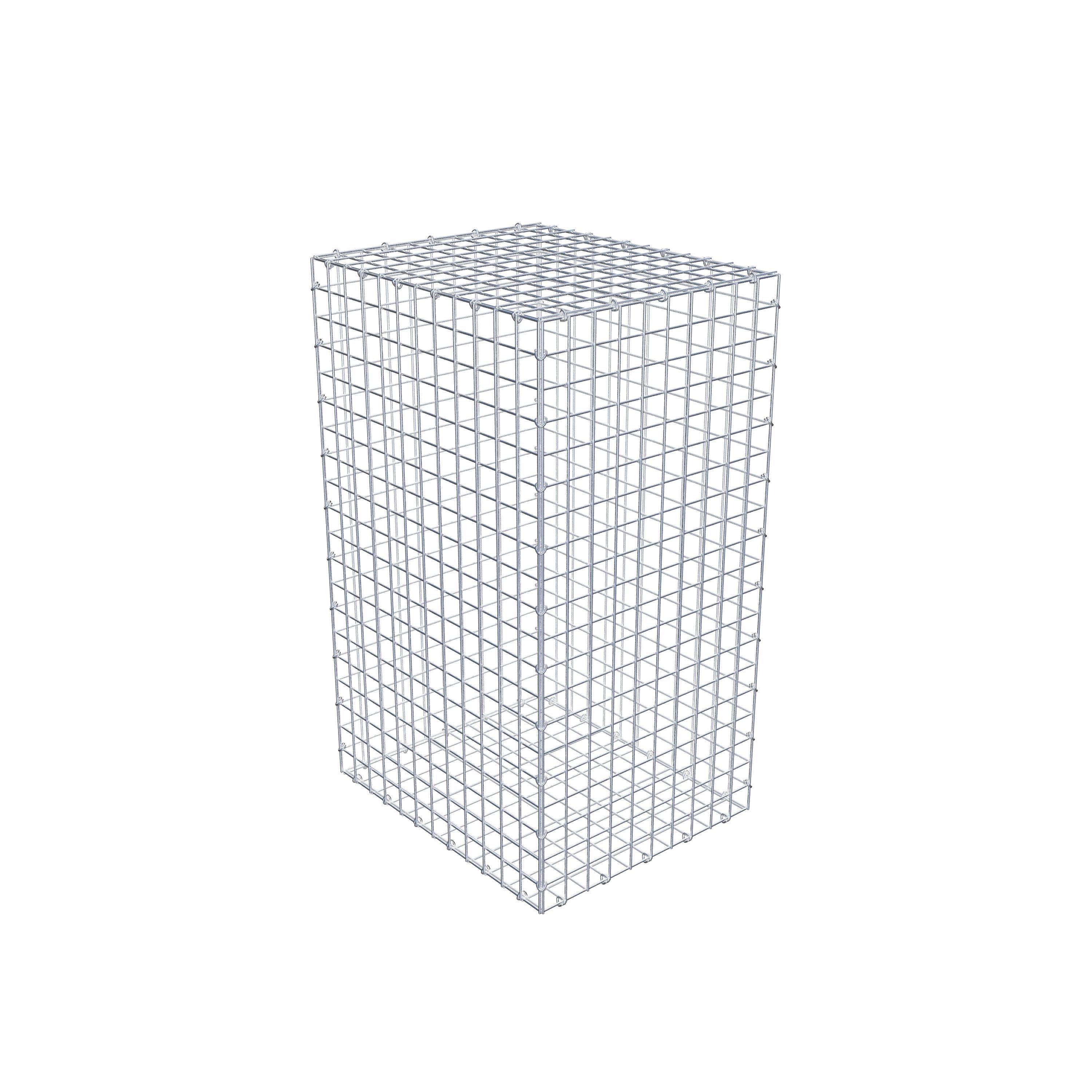 Gabion 100 cm x 60 cm x 50 cm (L x H x D), mesh size 5 cm x 5 cm, C-ring