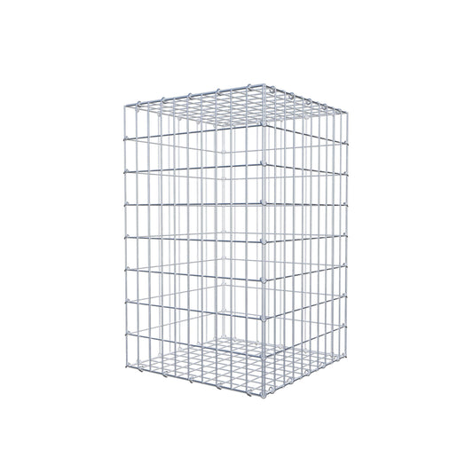 Gabion 80 cm x 50 cm x 50 cm (L x H x D), mesh size 5 cm x 10 cm, C-ring