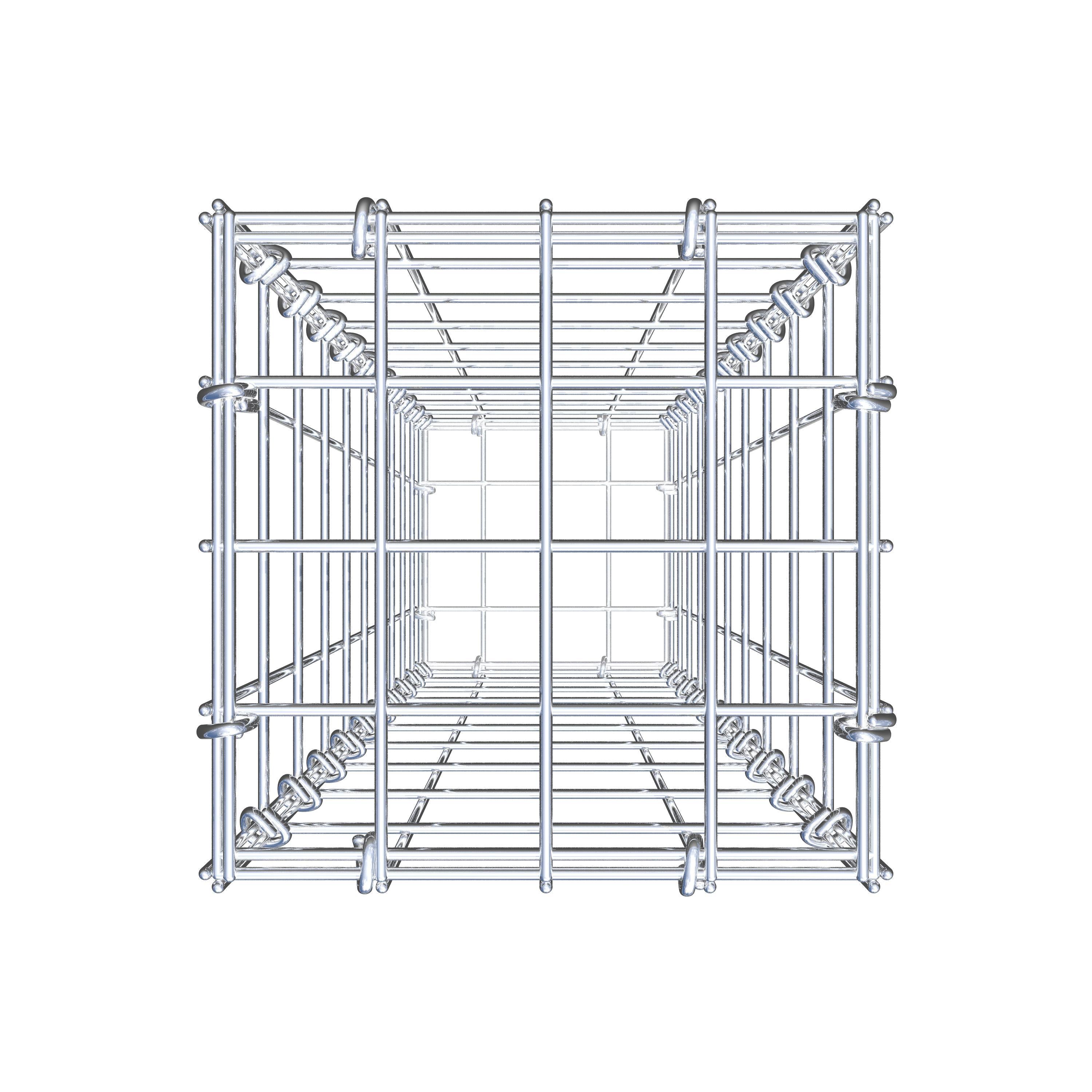 Gabion 100 cm x 20 cm x 20 cm (L x H x D), maskestørrelse 5 cm x 10 cm, C-ring
