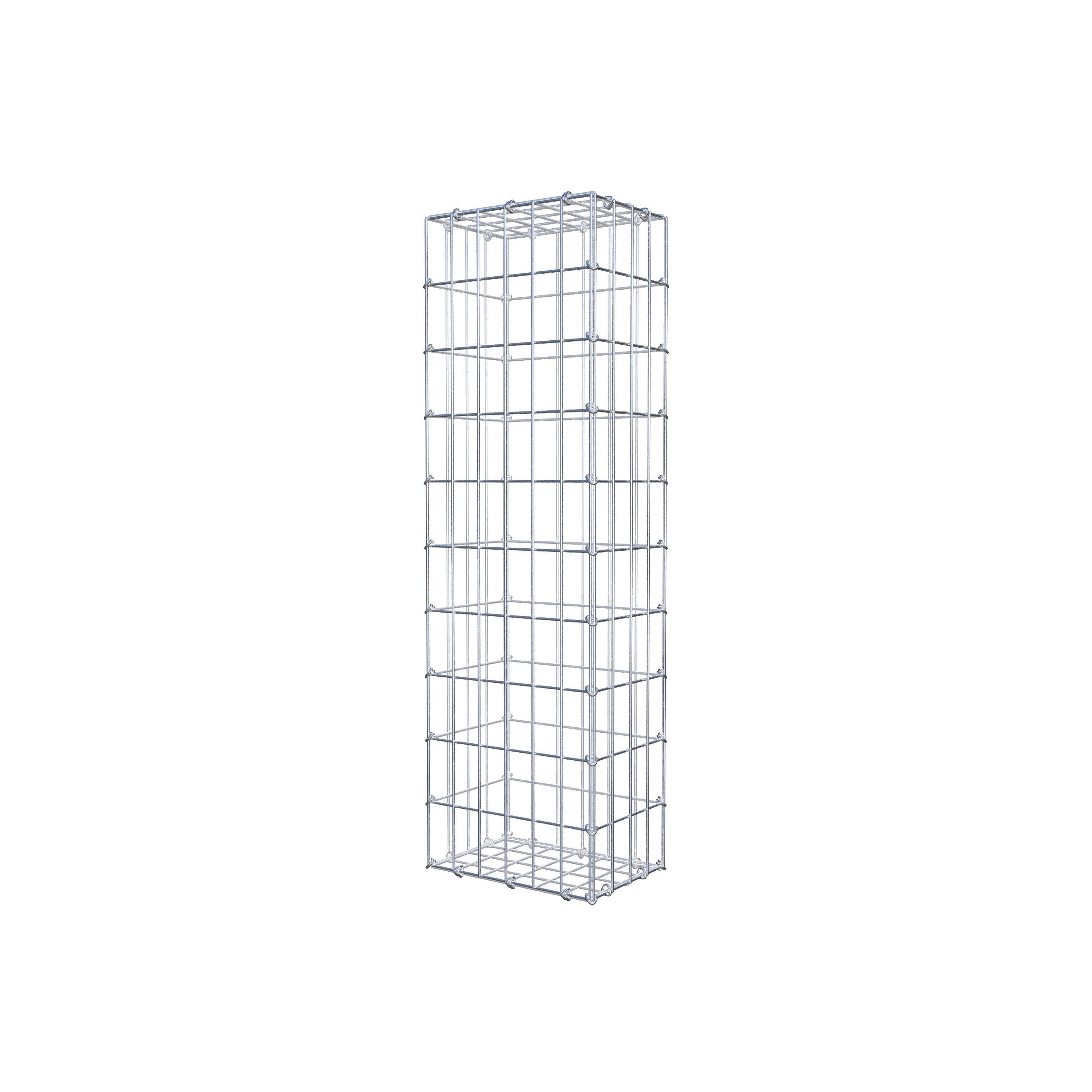 Schanskorf 100 cm x 20 cm x 30 cm (L x H x D), maaswijdte 5 cm x 10 cm, C-ring