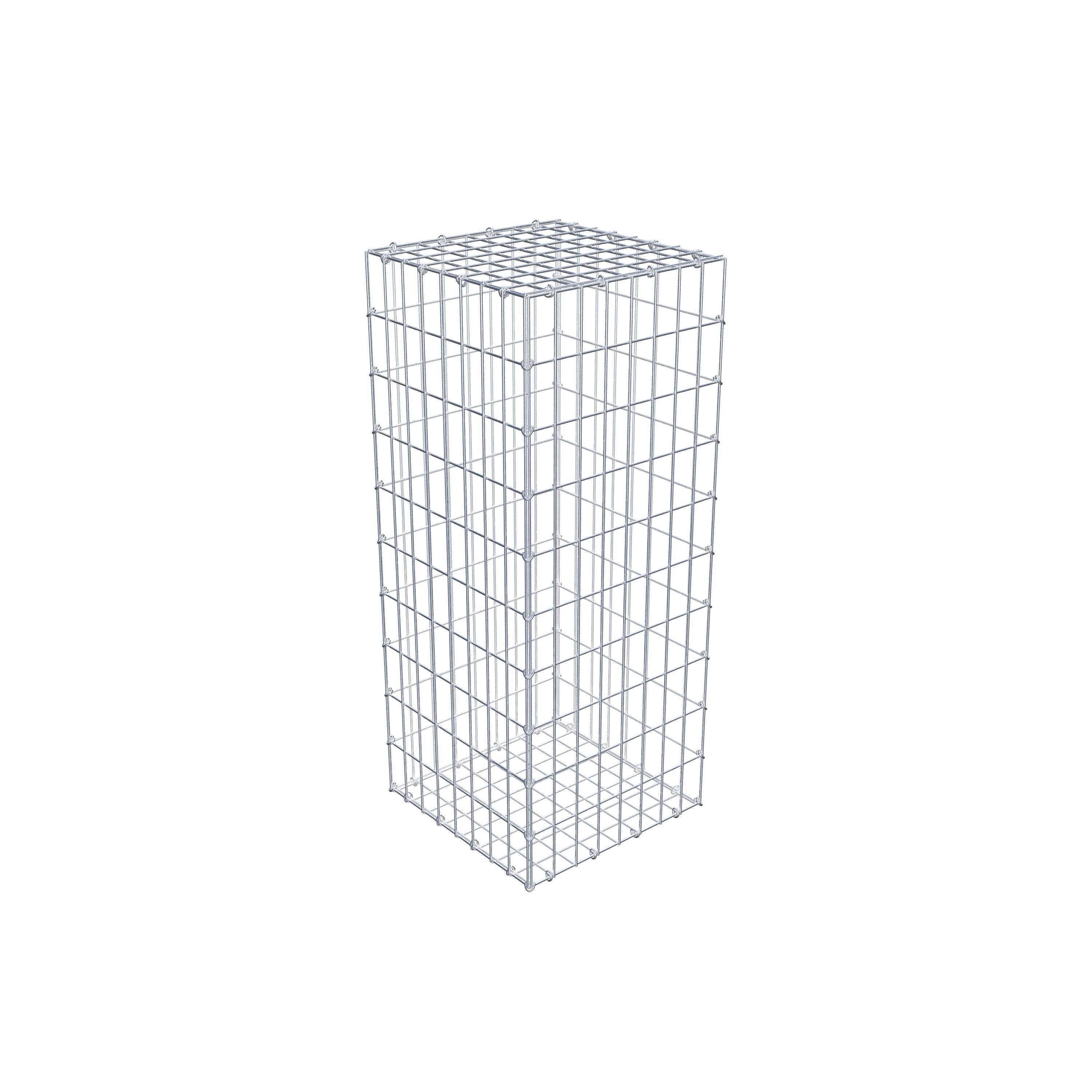 Gabion 100 cm x 40 cm x 40 cm (L x H x D), mesh size 5 cm x 10 cm, C-ring