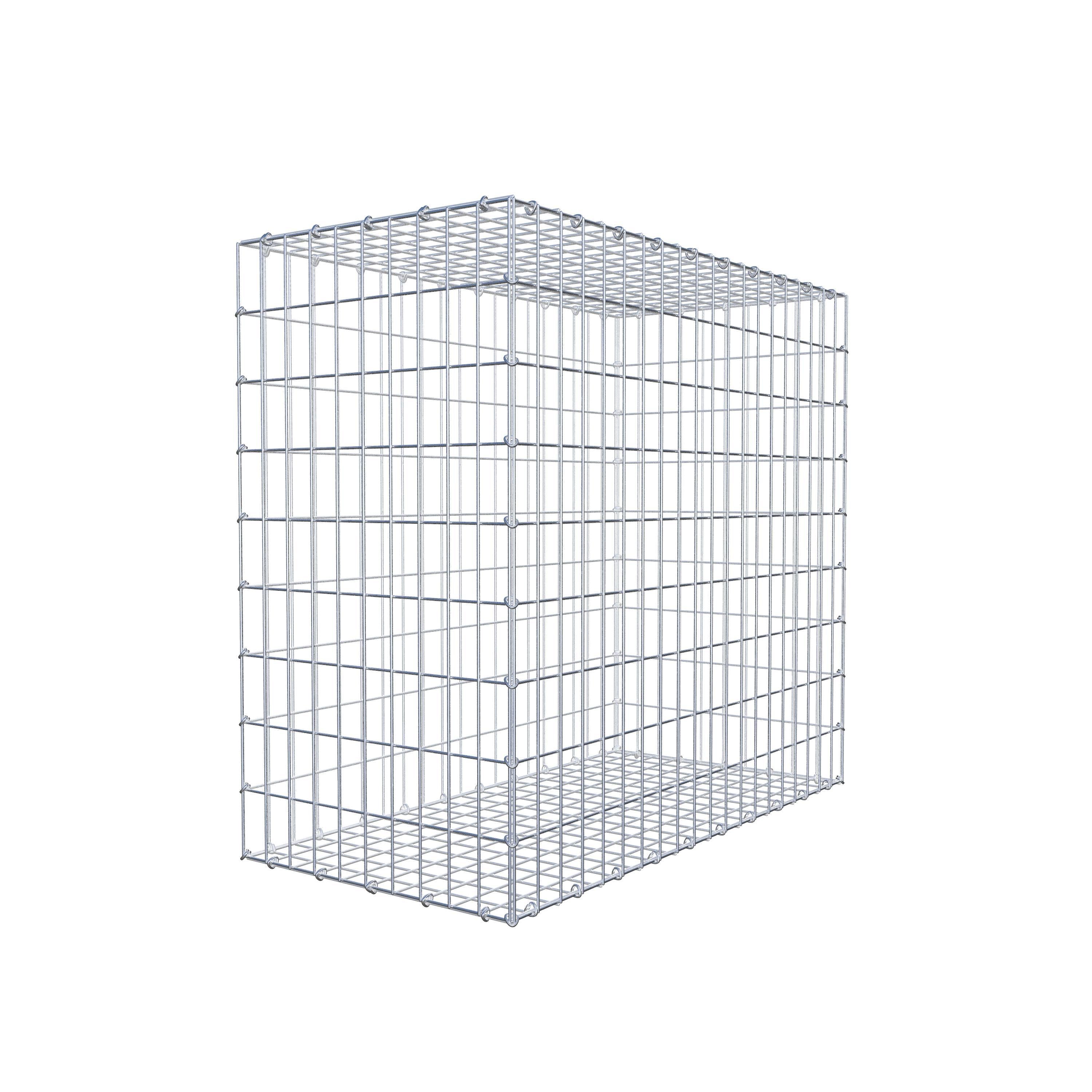 Gabion 100 cm x 90 cm x 50 cm (L x H x P), mailles 5 cm x 10 cm, anneau en C