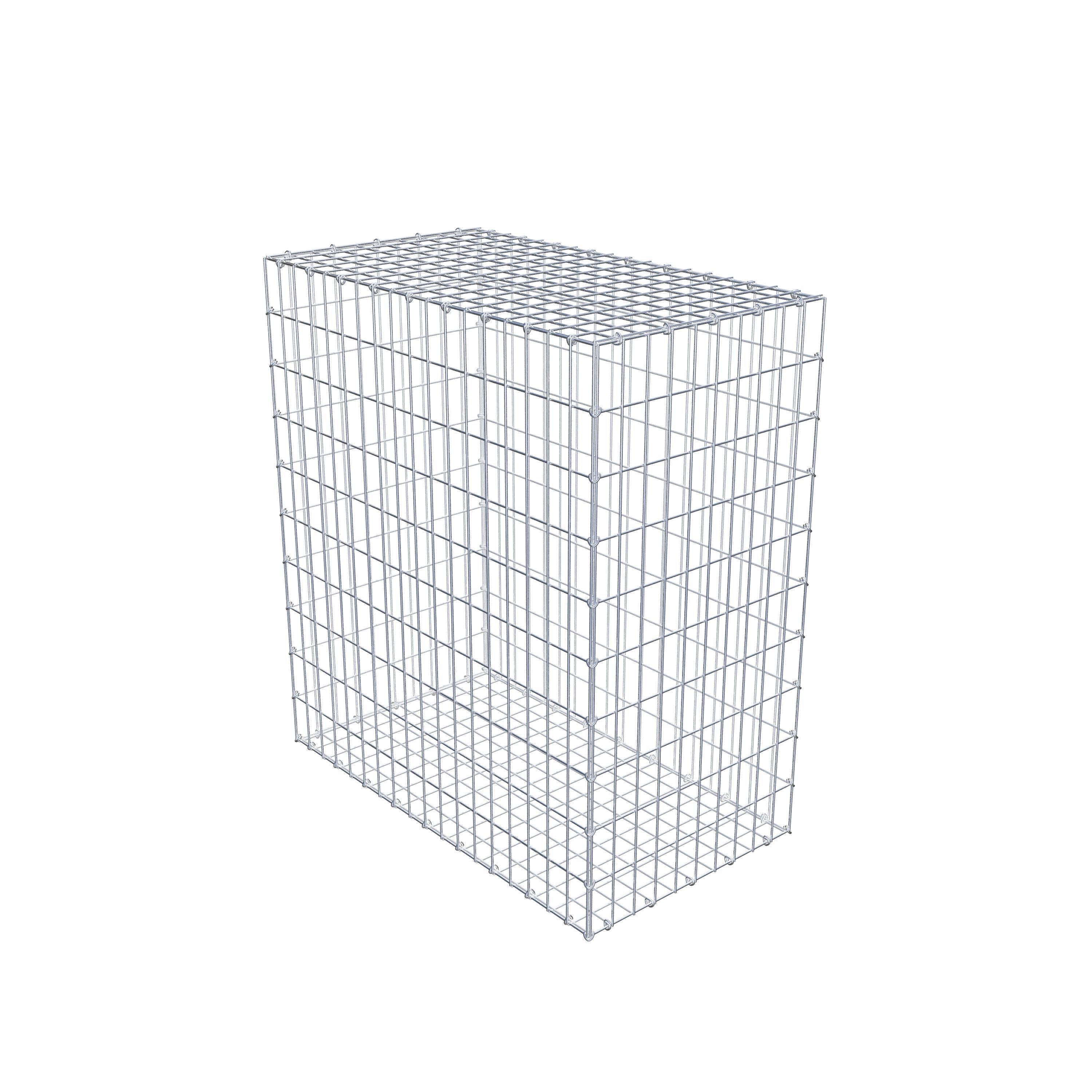 Gabion 100 cm x 90 cm x 50 cm (L x H x P), mailles 5 cm x 10 cm, anneau en C
