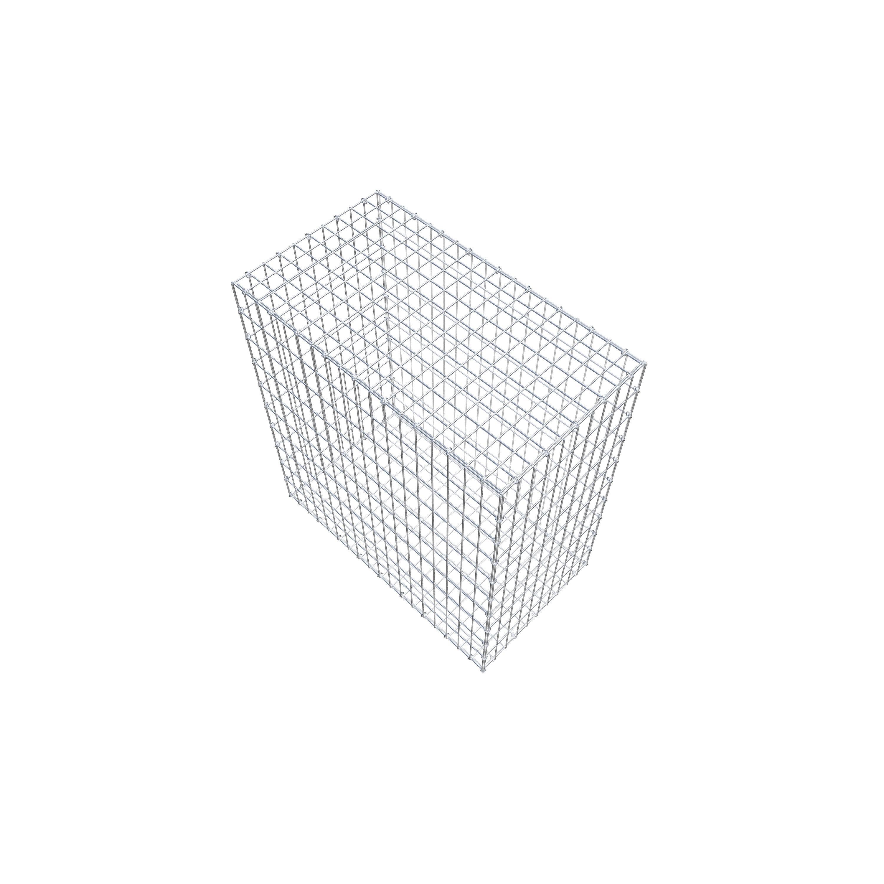 Gabion 100 cm x 90 cm x 50 cm (L x H x P), mailles 5 cm x 10 cm, anneau en C