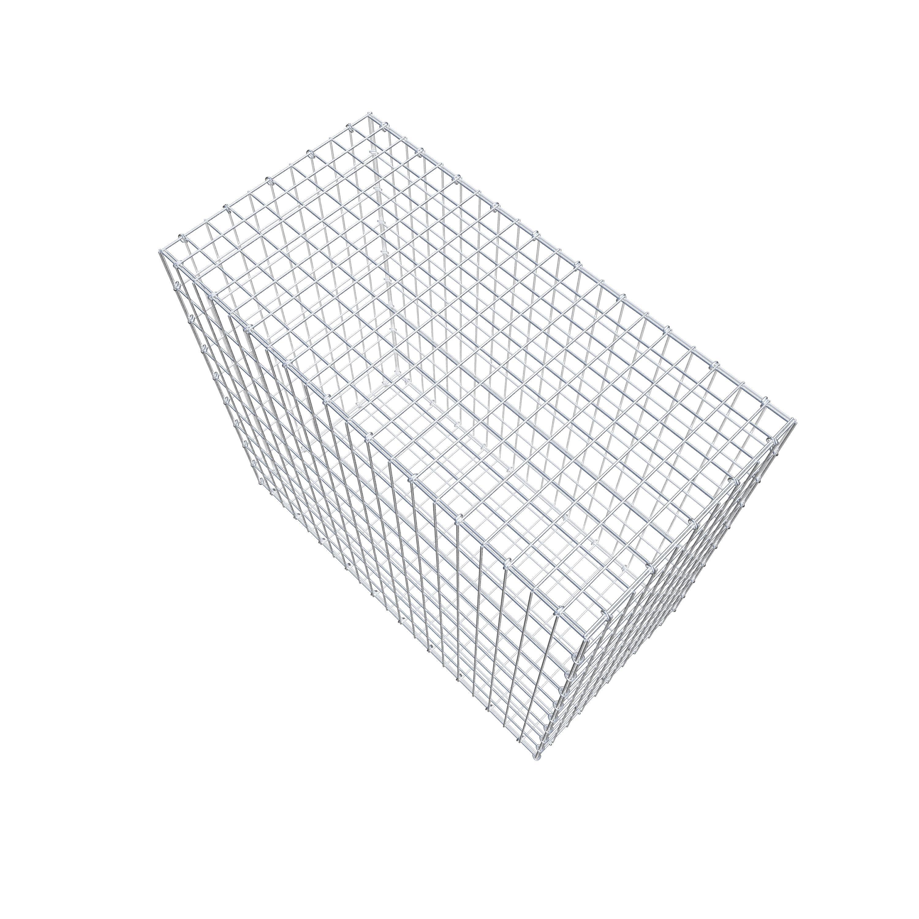 Gabion 100 cm x 90 cm x 50 cm (L x H x P), mailles 5 cm x 10 cm, anneau en C