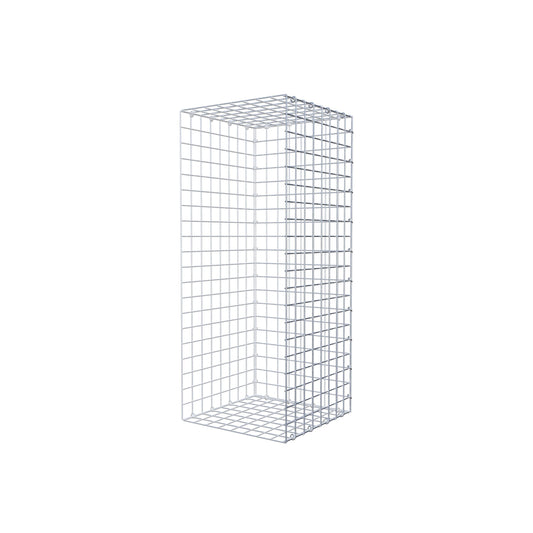 Typ 2 påbyggnadsgabion 100 cm x 40 cm x 40 cm (L x H x D), maskstorlek 5 cm x 5 cm, C-ring