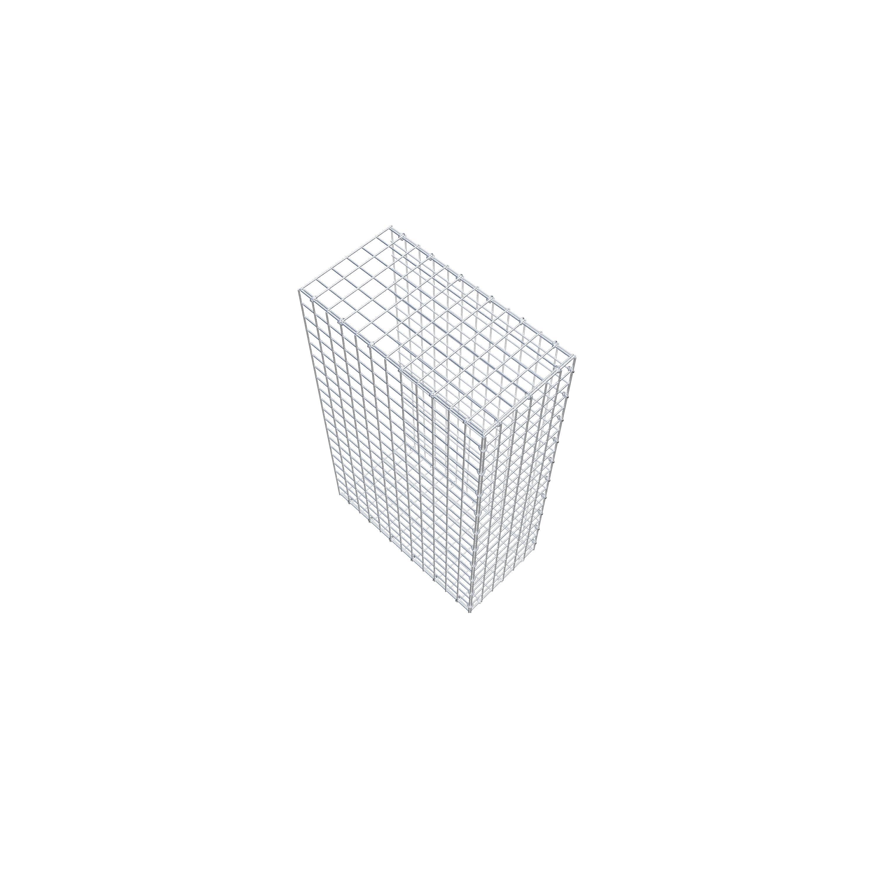Extra gabion typ 2 100 cm x 60 cm x 30 cm (L x H x D), maskstorlek 5 cm x 5 cm, C-ring