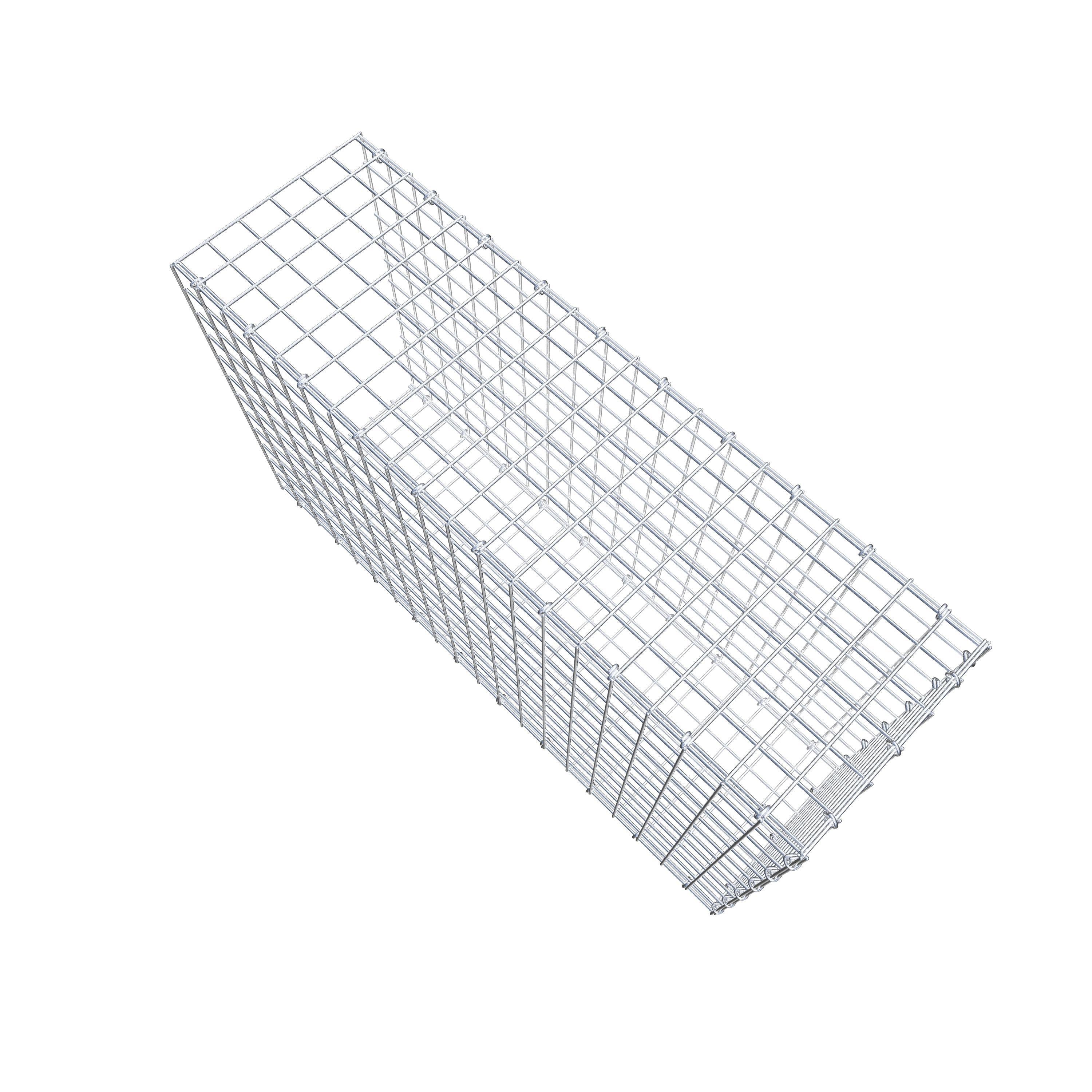 Extra gabion typ 2 100 cm x 60 cm x 30 cm (L x H x D), maskstorlek 5 cm x 5 cm, C-ring