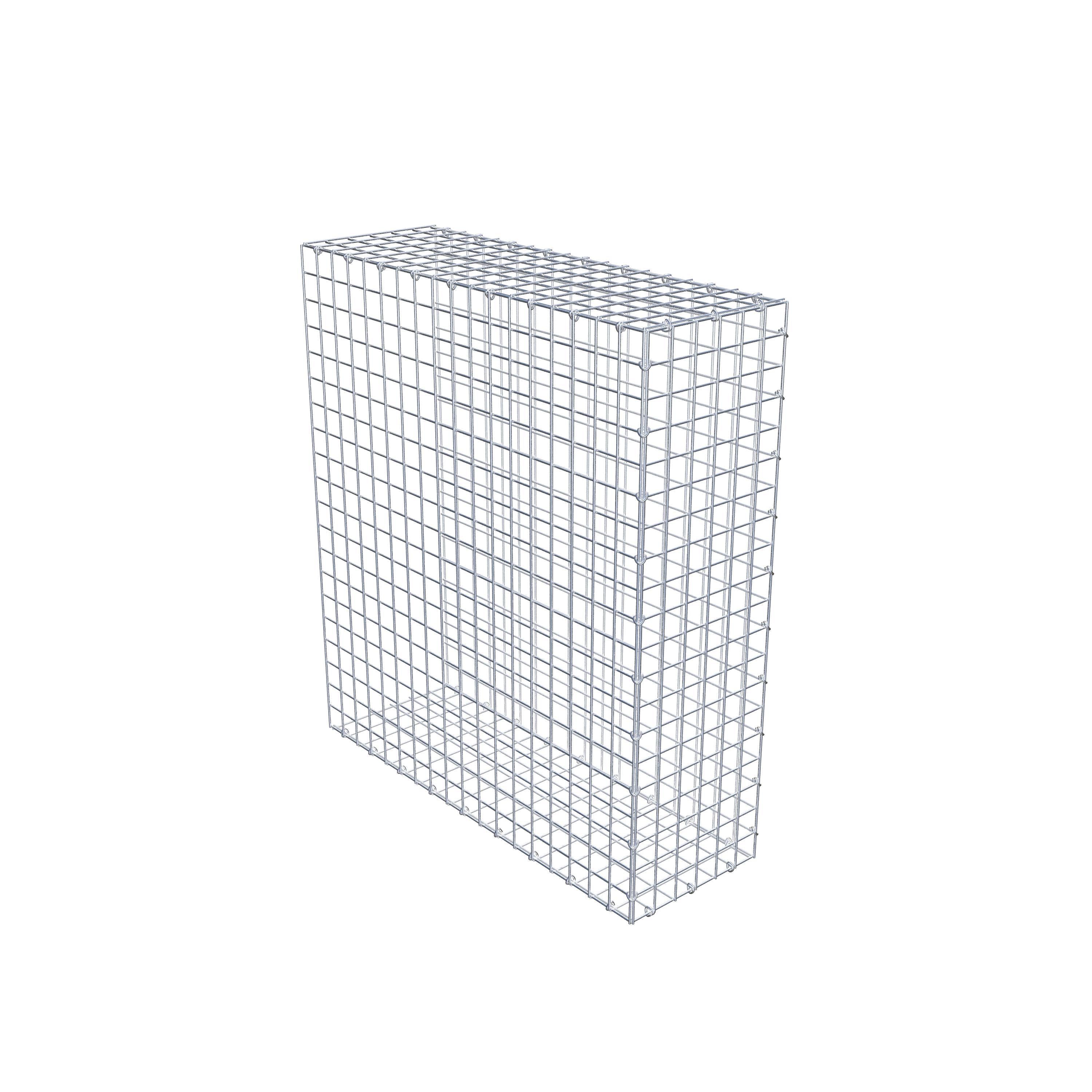 Anbaugabione Typ 2 100 cm x 90 cm x 30 cm (L x H x T), Maschenweite 5 cm x 5 cm, C-Ring