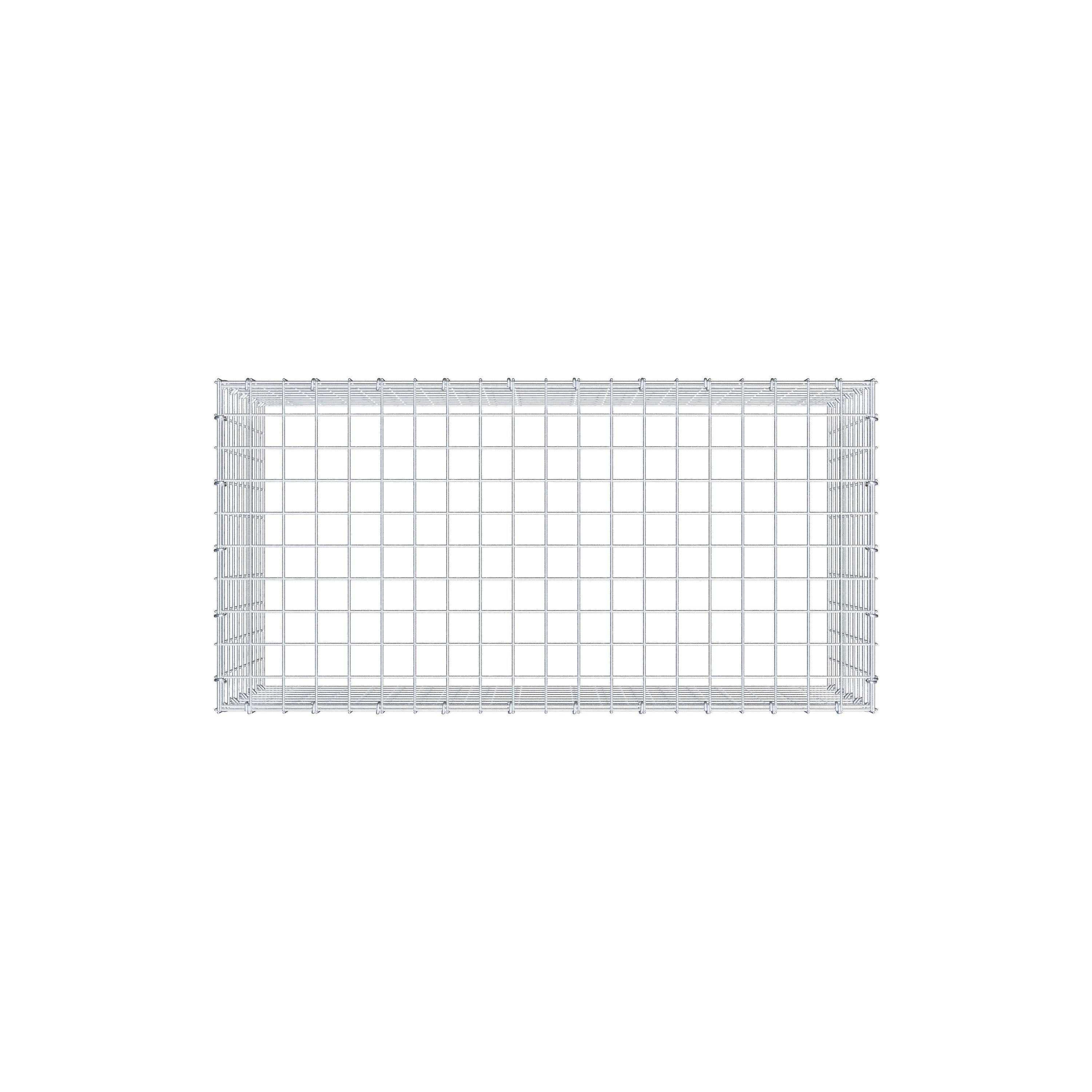 Anbaugabione Typ 3 100 cm x 50 cm x 50 cm (L x H x T), Maschenweite 5 cm x 5 cm, C-Ring