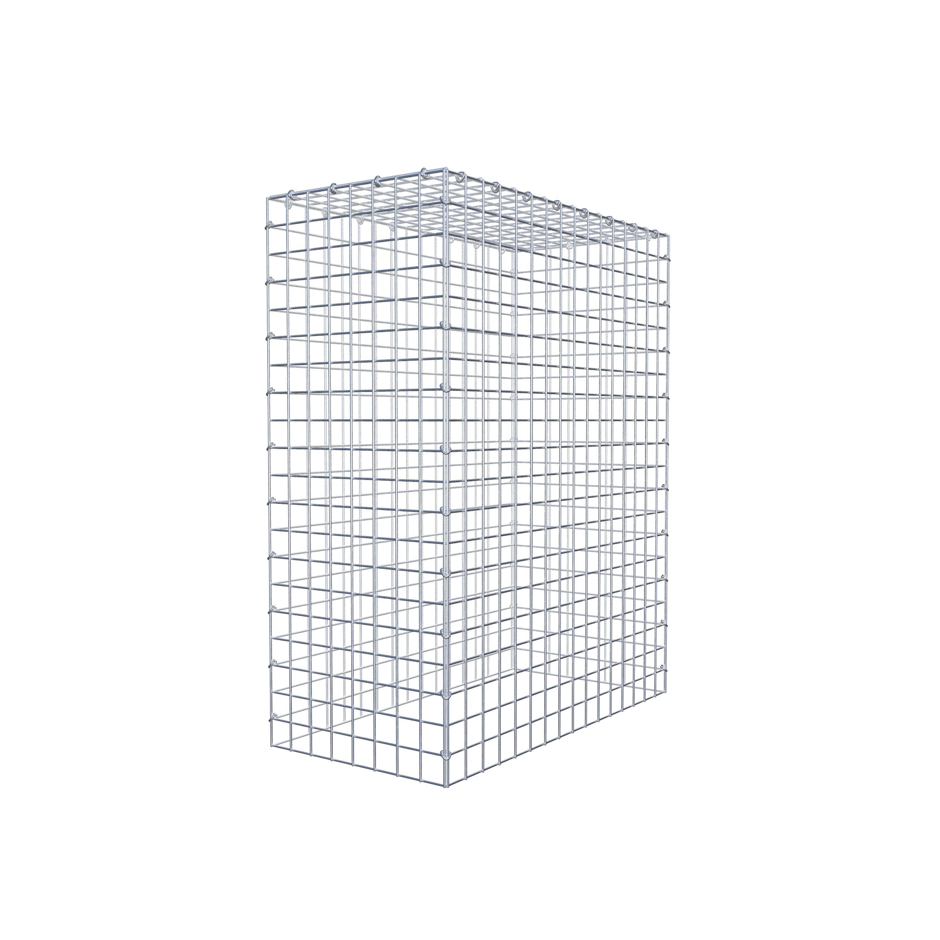 Gavión complementario de tipo 3 100 cm x 80 cm x 40 cm (L x A x P), malla 5 cm x 5 cm, anillo en C