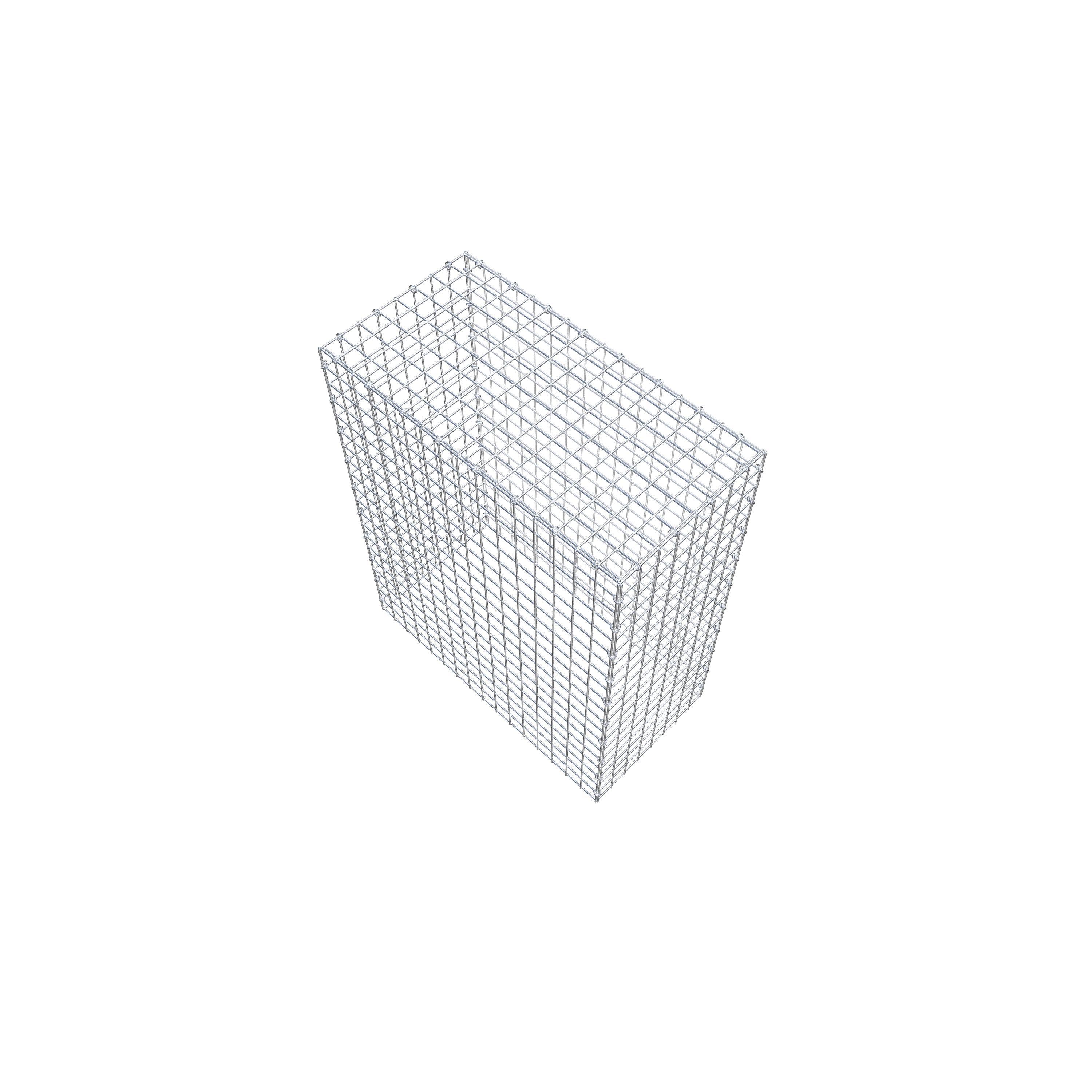 Gavión complementario de tipo 3 100 cm x 80 cm x 40 cm (L x A x P), malla 5 cm x 5 cm, anillo en C