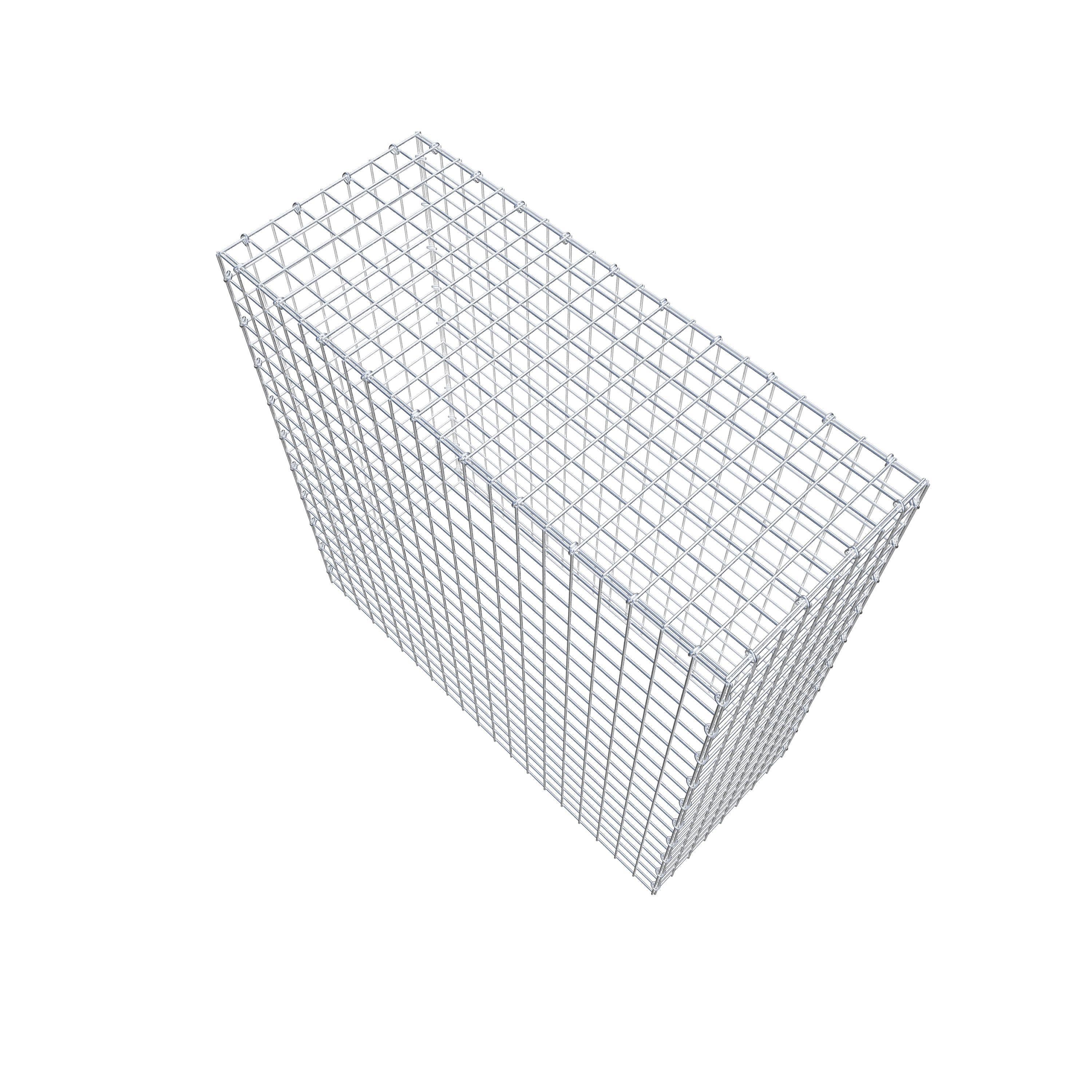 Extra gabion typ 3 100 cm x 100 cm x 40 cm (L x H x D), maskstorlek 5 cm x 5 cm, C-ring