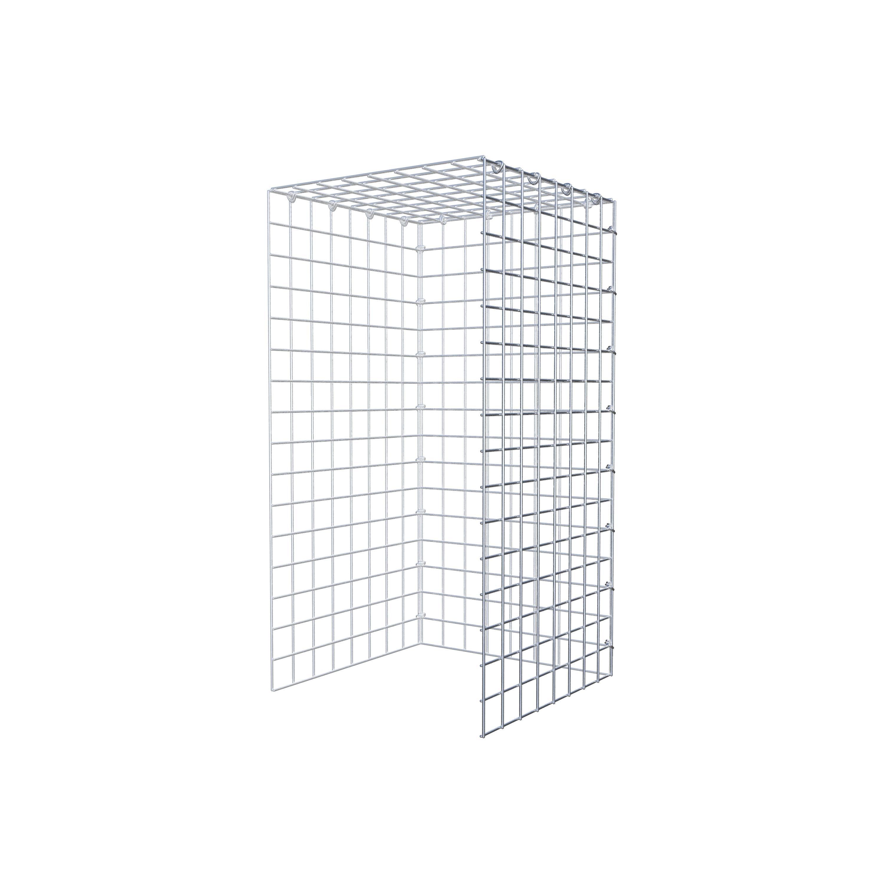 Tilläggspåle typ 4 80 cm x 40 cm x 40 cm (L x H x D), maskstorlek 5 cm x 5 cm, C-ring