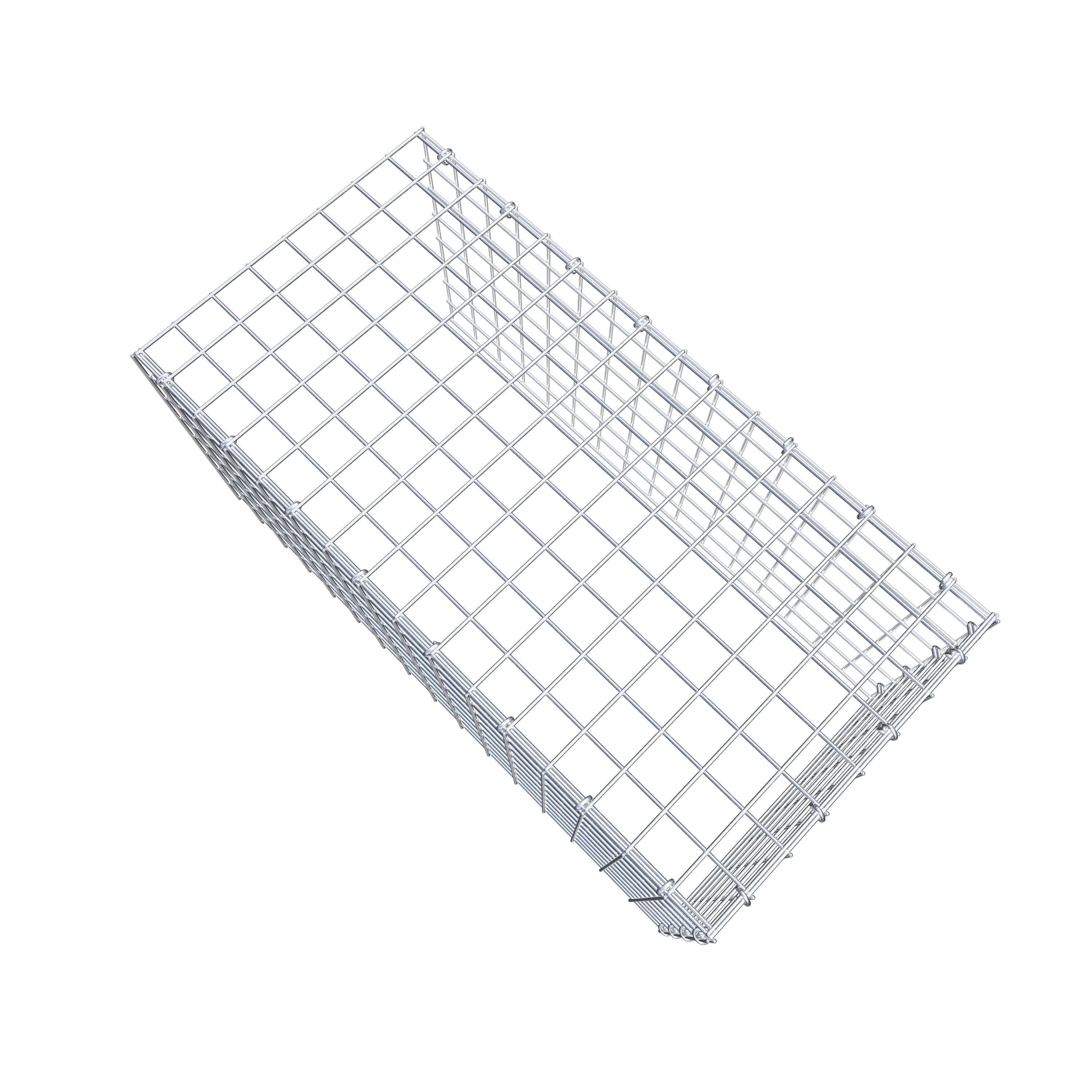 Tilläggspåle typ 4 80 cm x 40 cm x 40 cm (L x H x D), maskstorlek 5 cm x 5 cm, C-ring