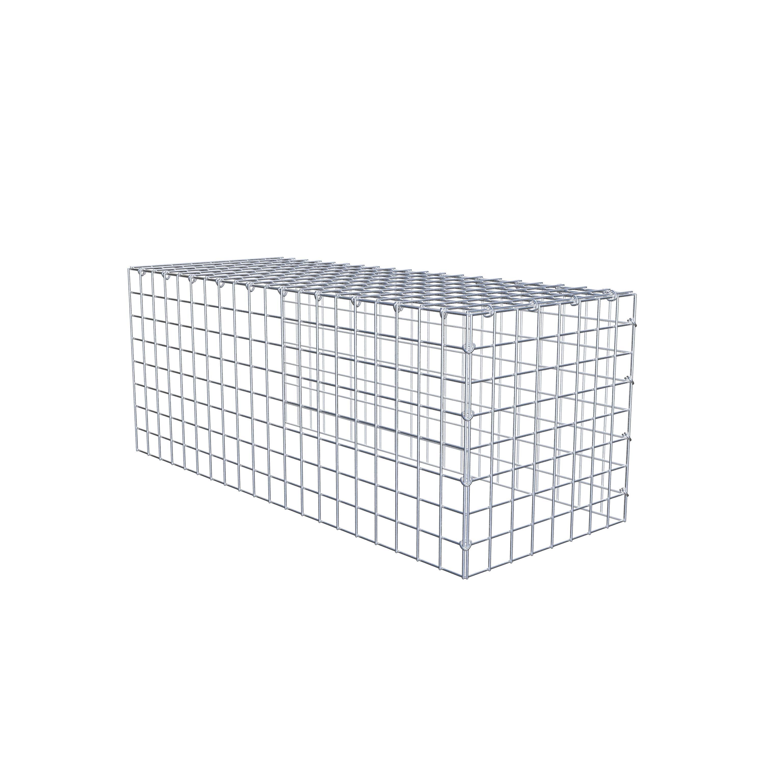 Fourche rapportée type 4 100 cm x 40 cm x 40 cm (L x H x P), mailles 5 cm x 5 cm, anneau C