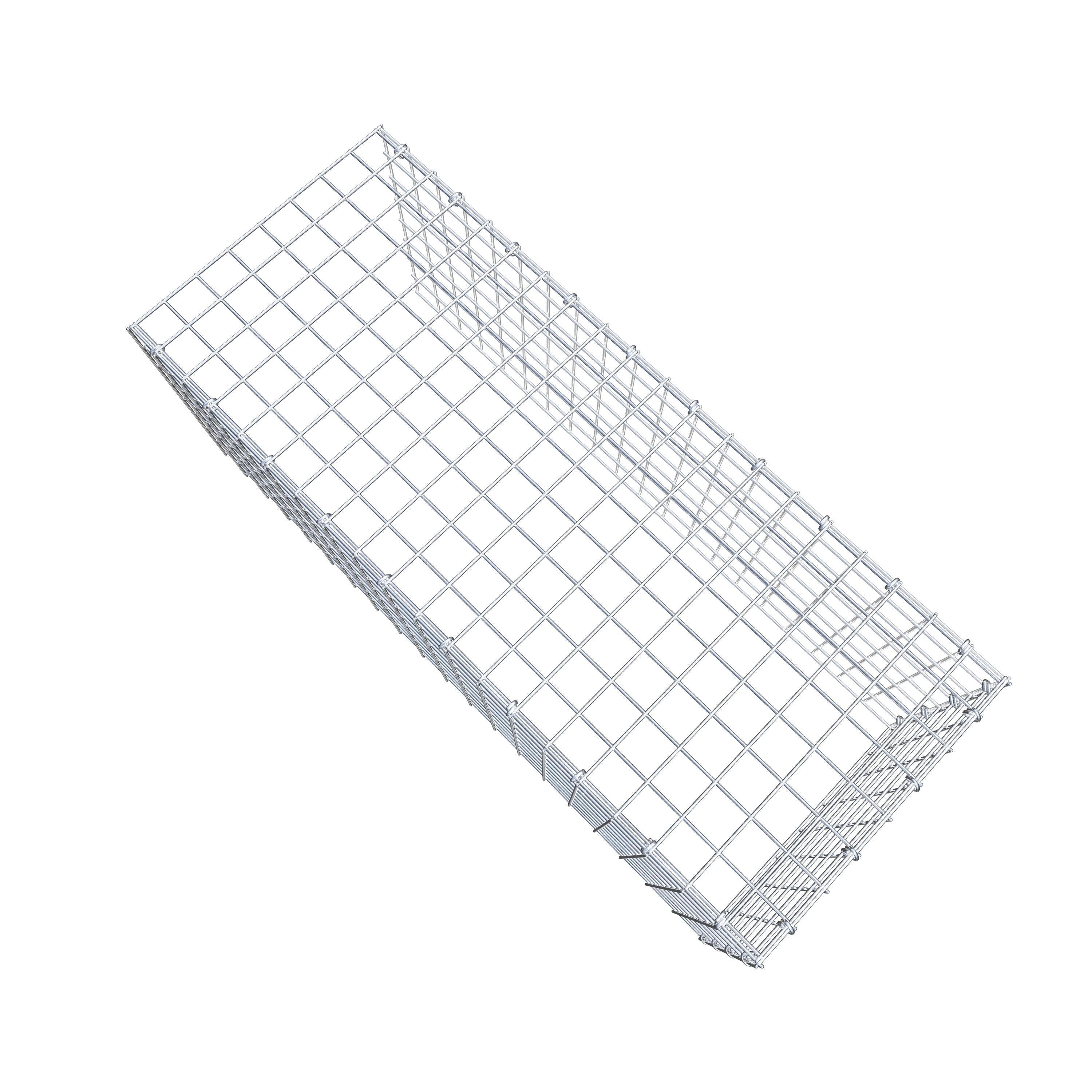 Fourche rapportée type 4 100 cm x 40 cm x 40 cm (L x H x P), mailles 5 cm x 5 cm, anneau C