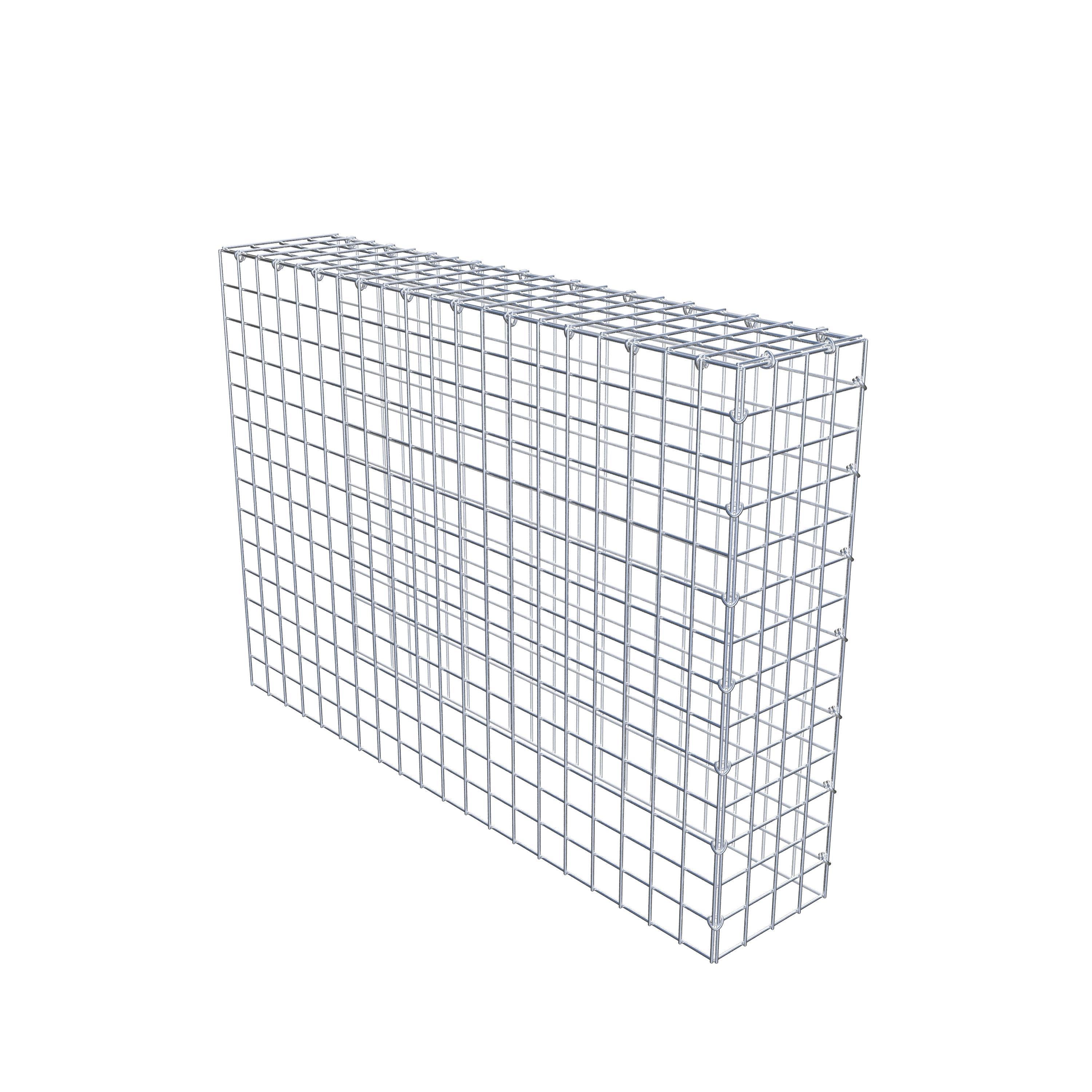 Opzetpaal type 4 100 cm x 70 cm x 20 cm (L x H x D), maaswijdte 5 cm x 5 cm, C-ring