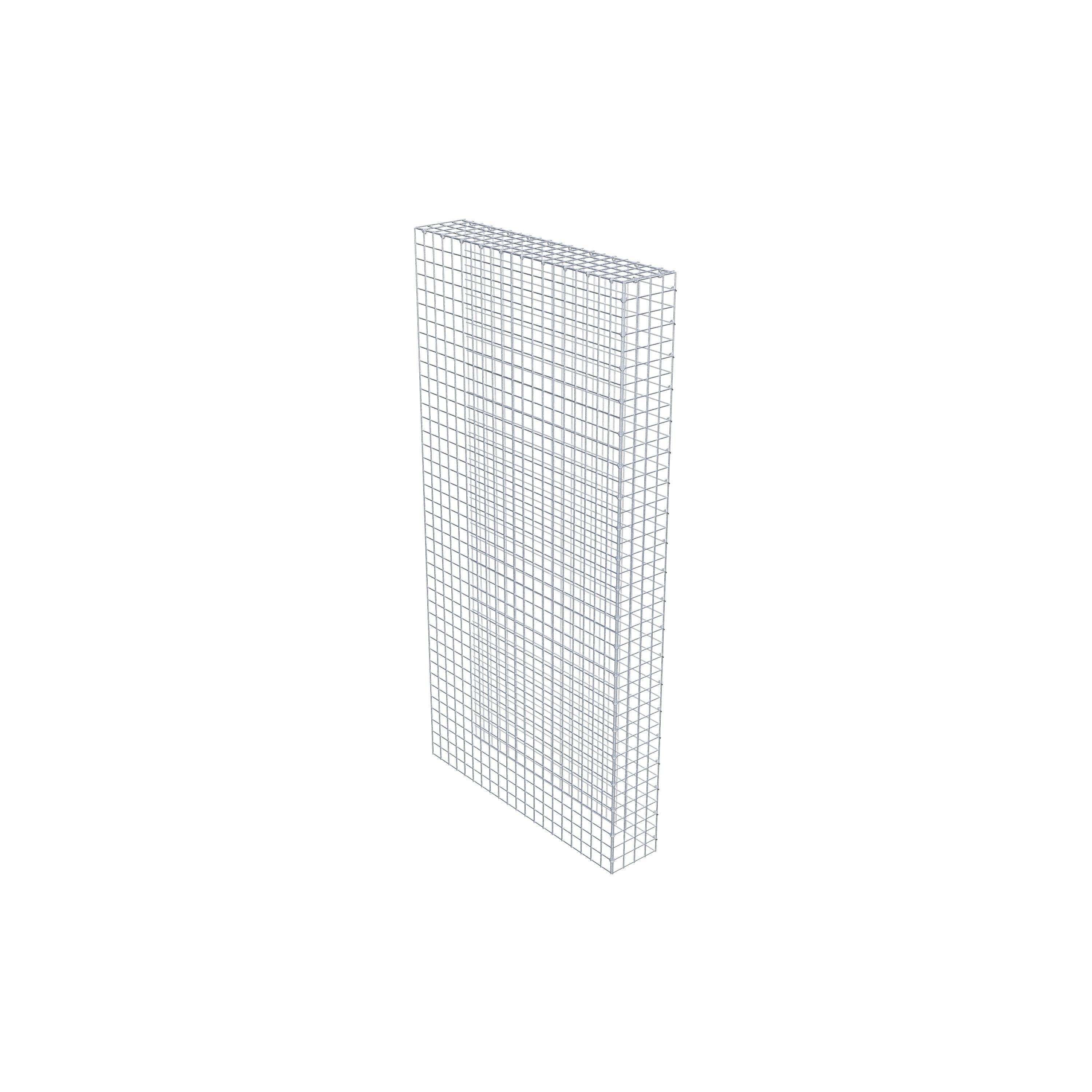 Opbouw schanskorf type 4 200 cm x 100 cm x 20 cm (L x H x D), maaswijdte 5 cm x 5 cm, C-ring