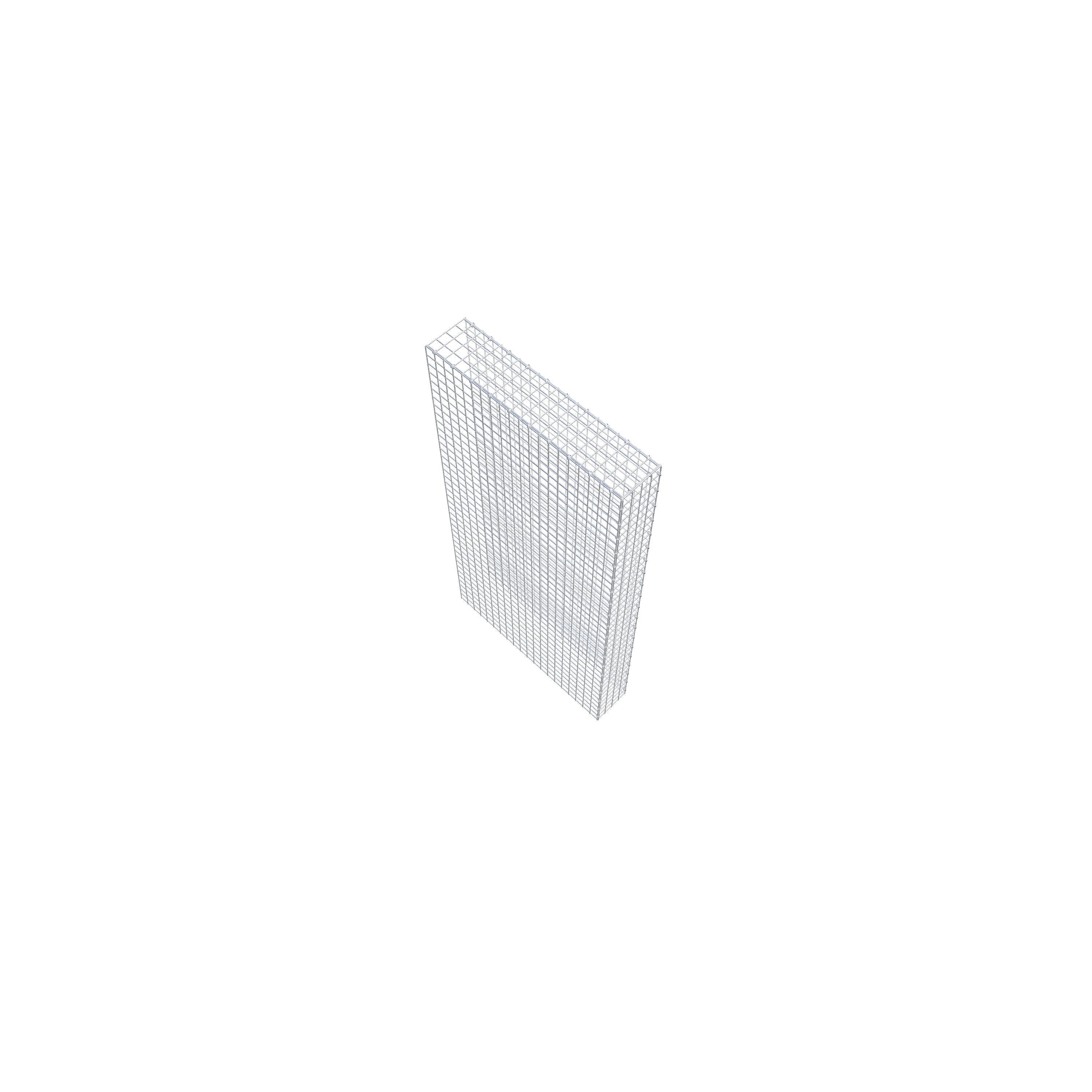 Opbouw schanskorf type 4 200 cm x 100 cm x 20 cm (L x H x D), maaswijdte 5 cm x 5 cm, C-ring
